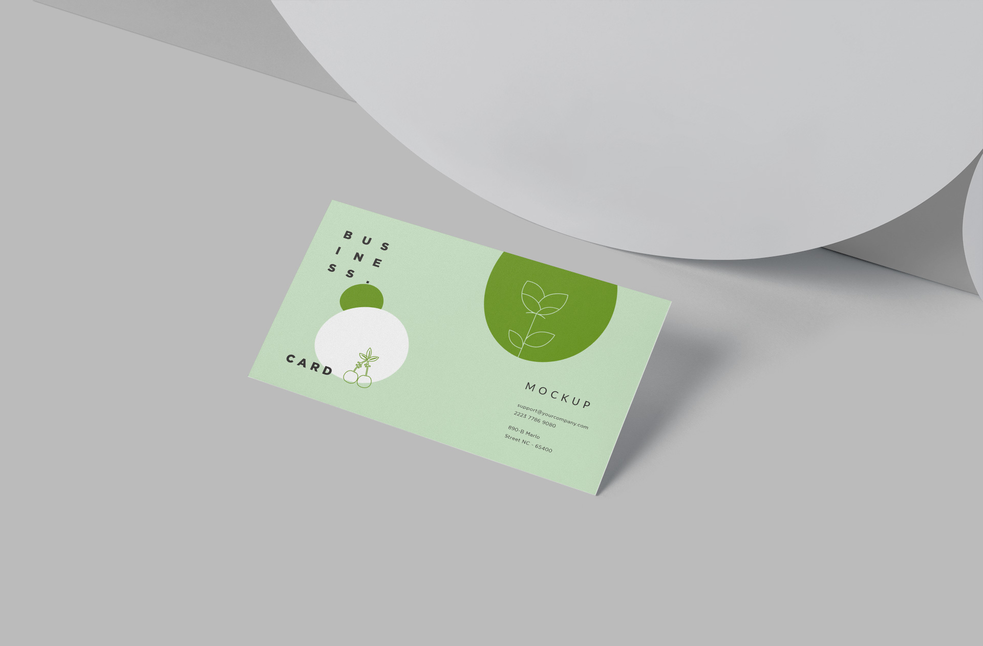 Elegant Business Card Mockup – Corporate Identity
