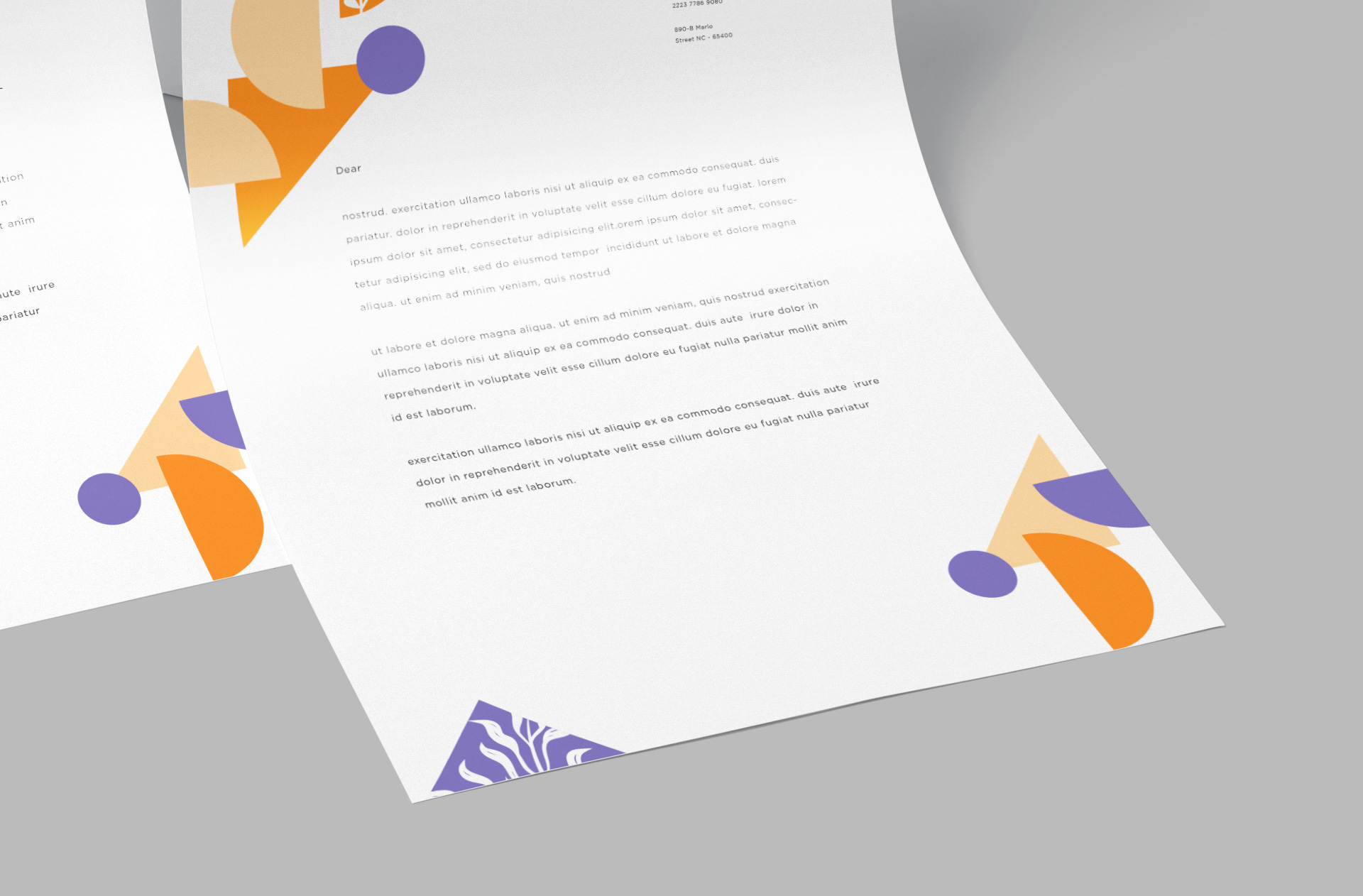 business stationery mock-up