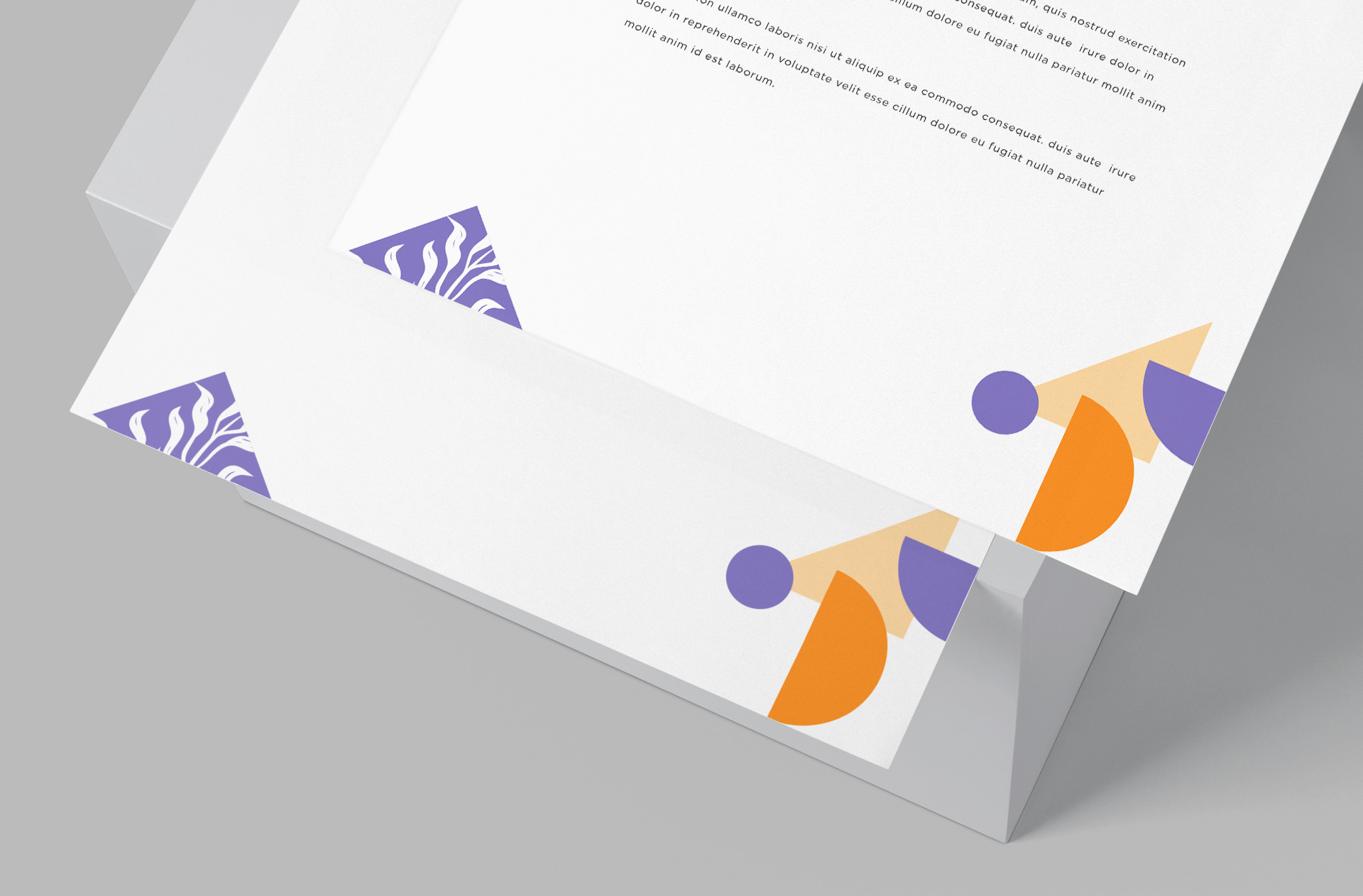 corporate stationery mockup