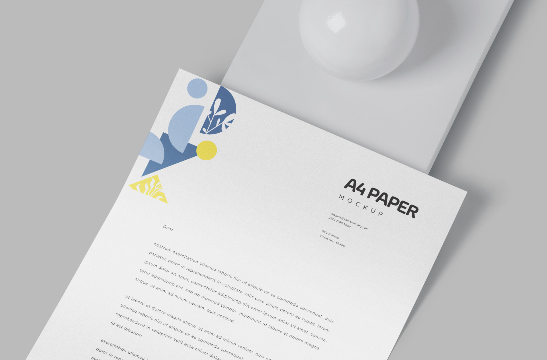 A4 mockup