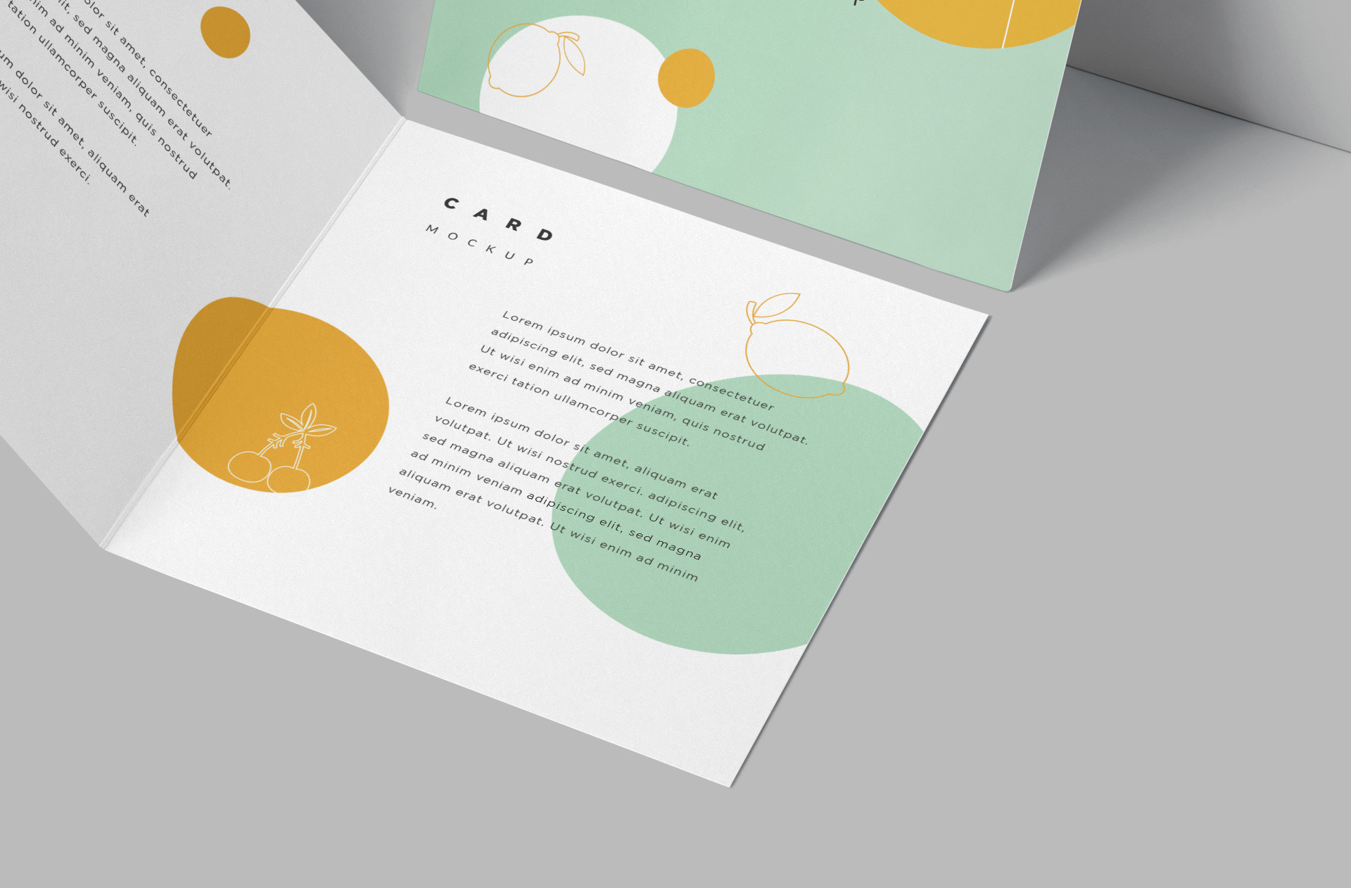 business invitation mockup