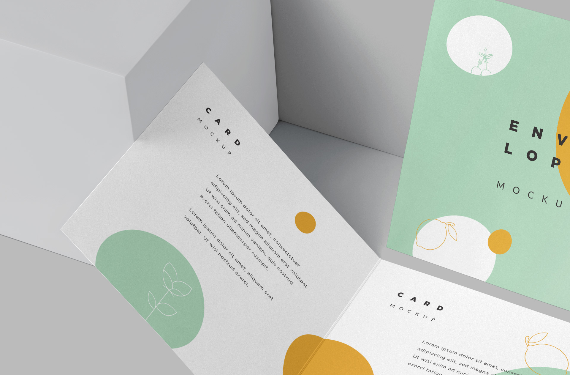 business invitation mockup