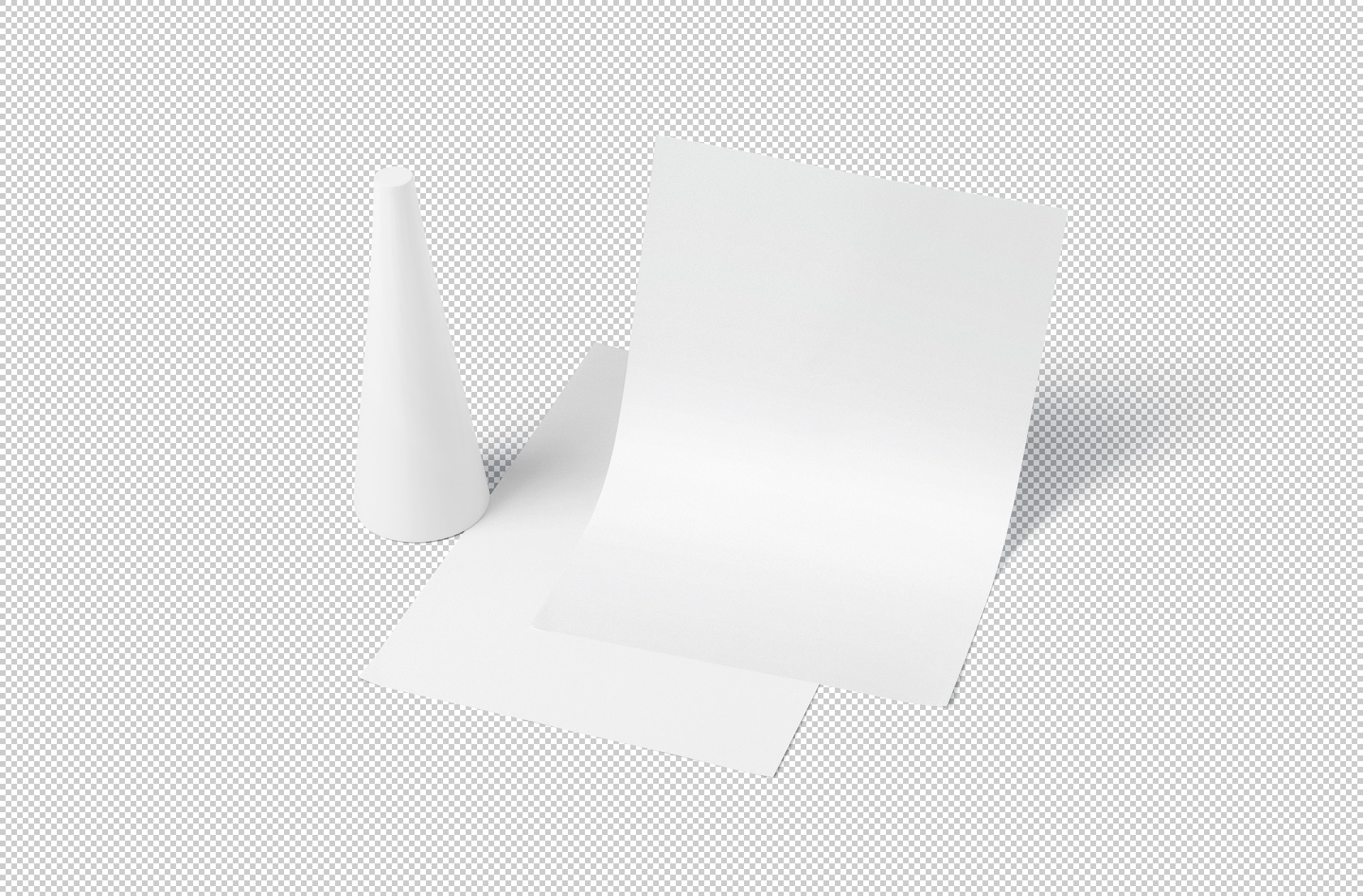 A4 paper mock-up