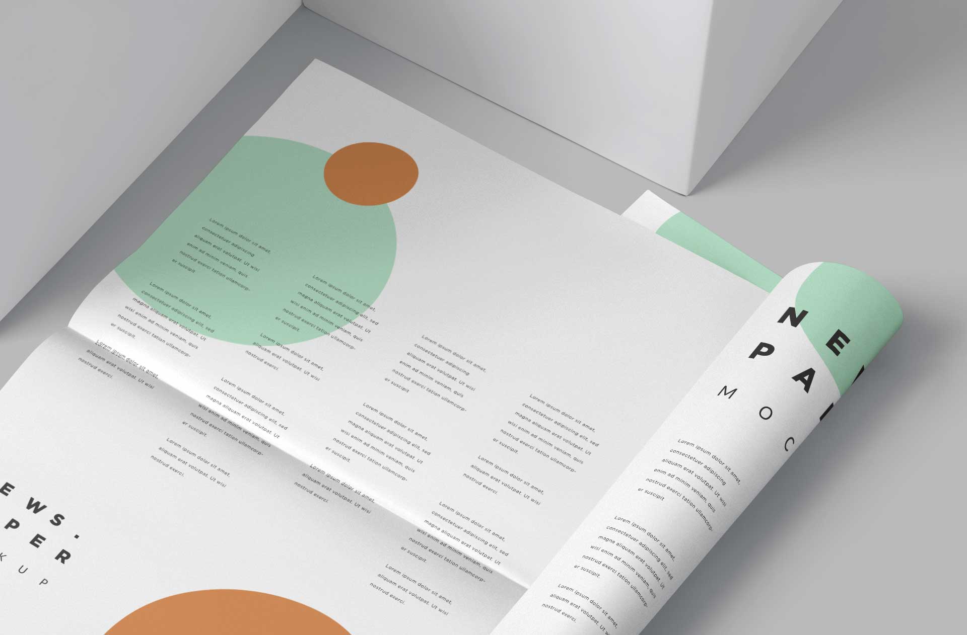 corporate newspaper advertising