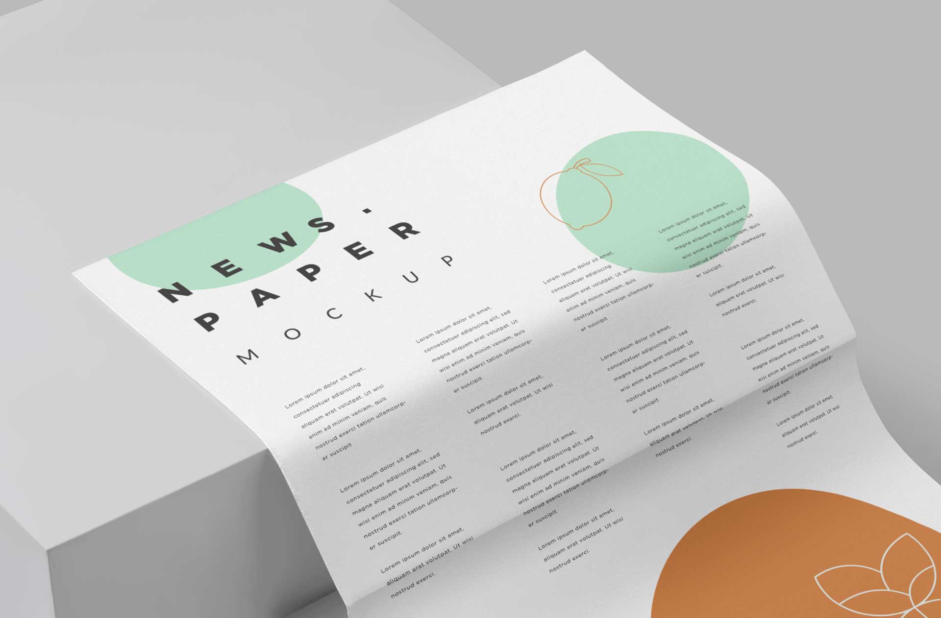 advertising newspaper template