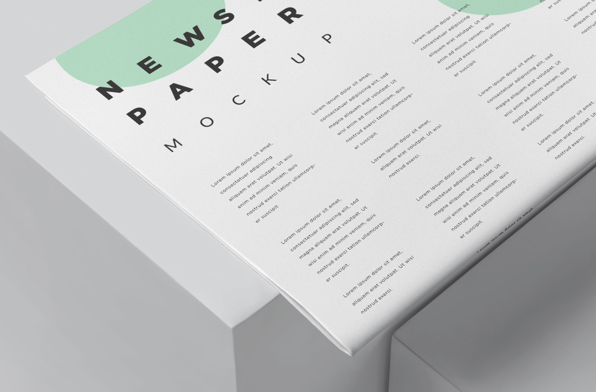 corporate newspaper branding