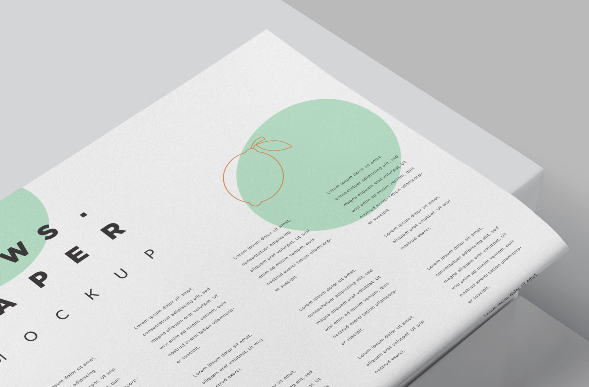 corporate newspaper branding