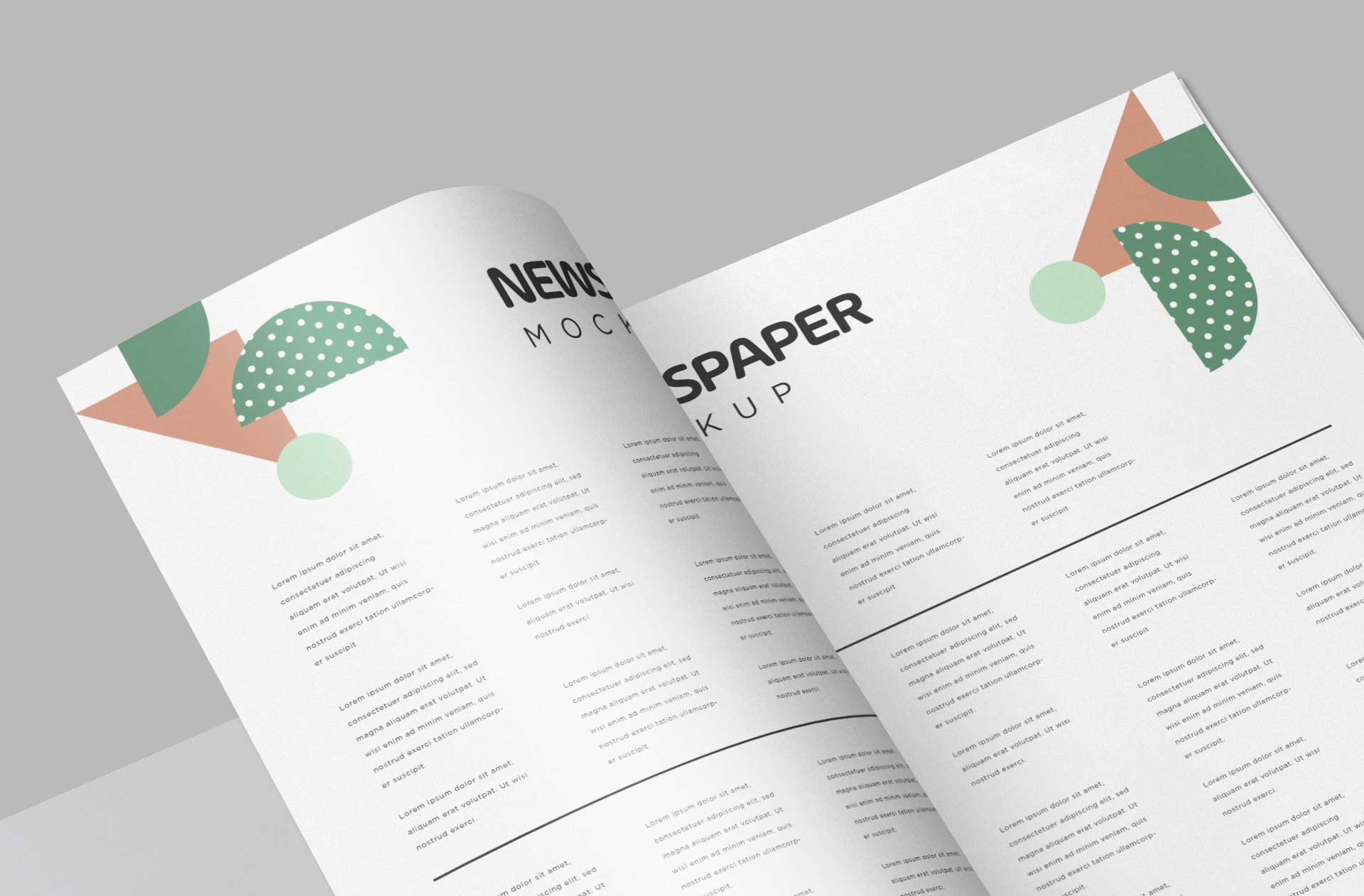 editorial mockup
