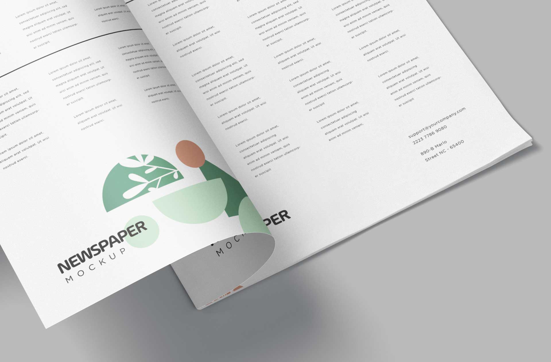 editorial mockup