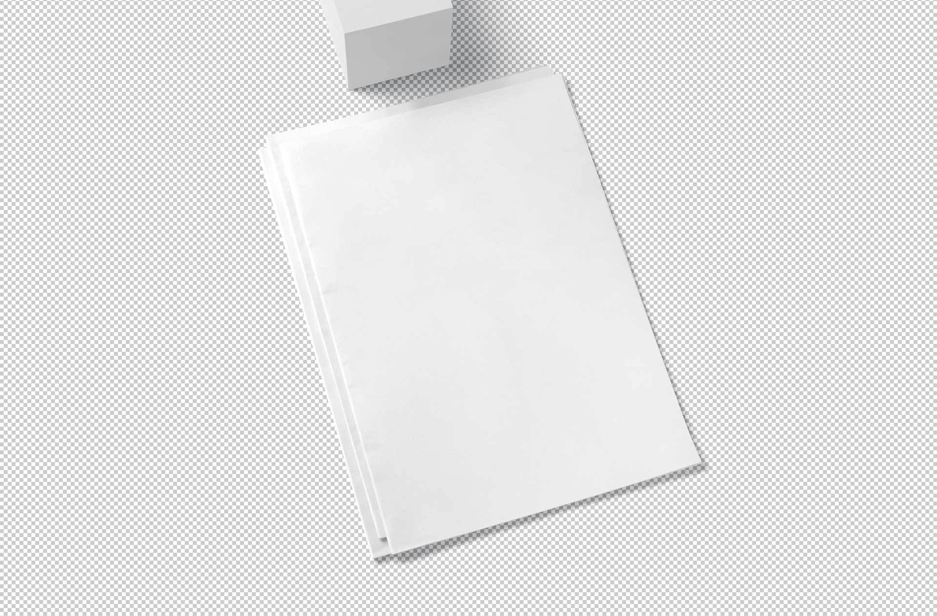 3D newspaper mockup