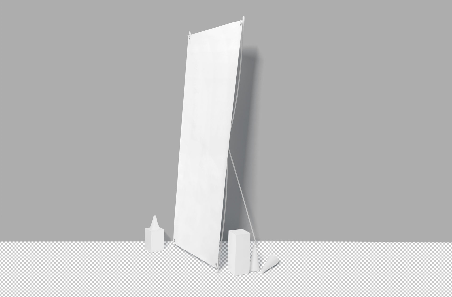 banner stand mock-up