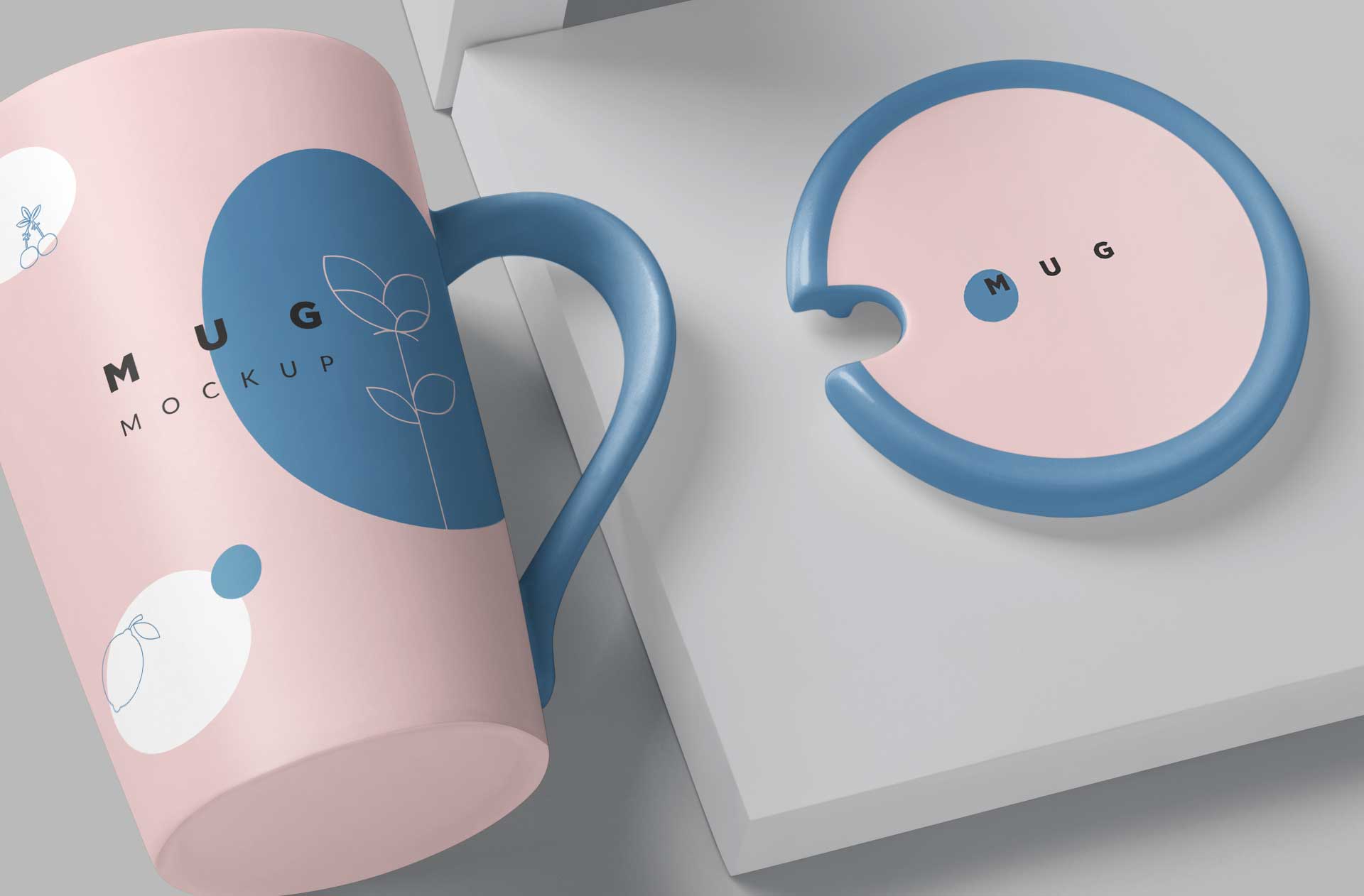beverage branding mockup