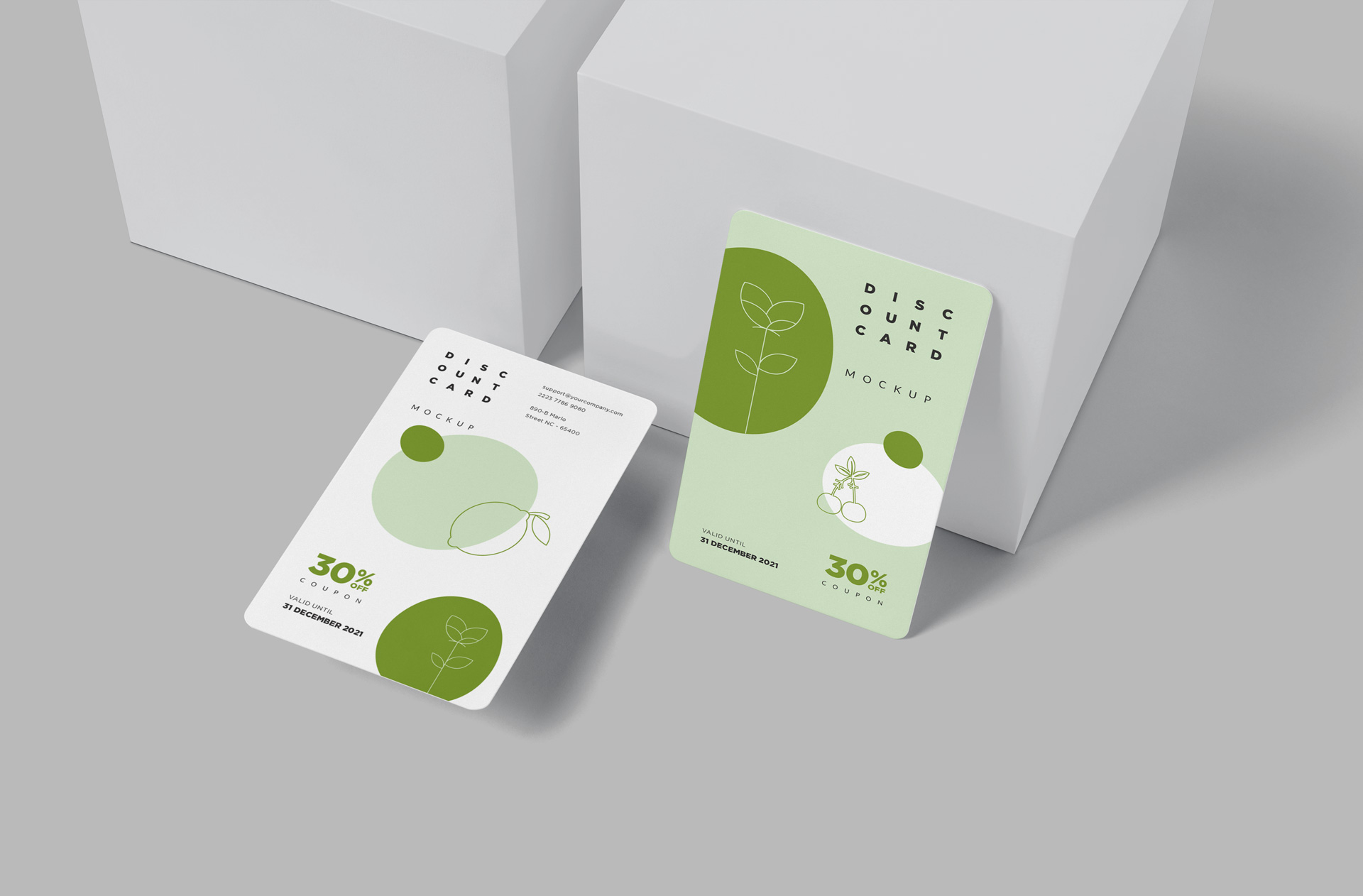 Exclusive VIP Discount Card Mockup – Luxury PSD