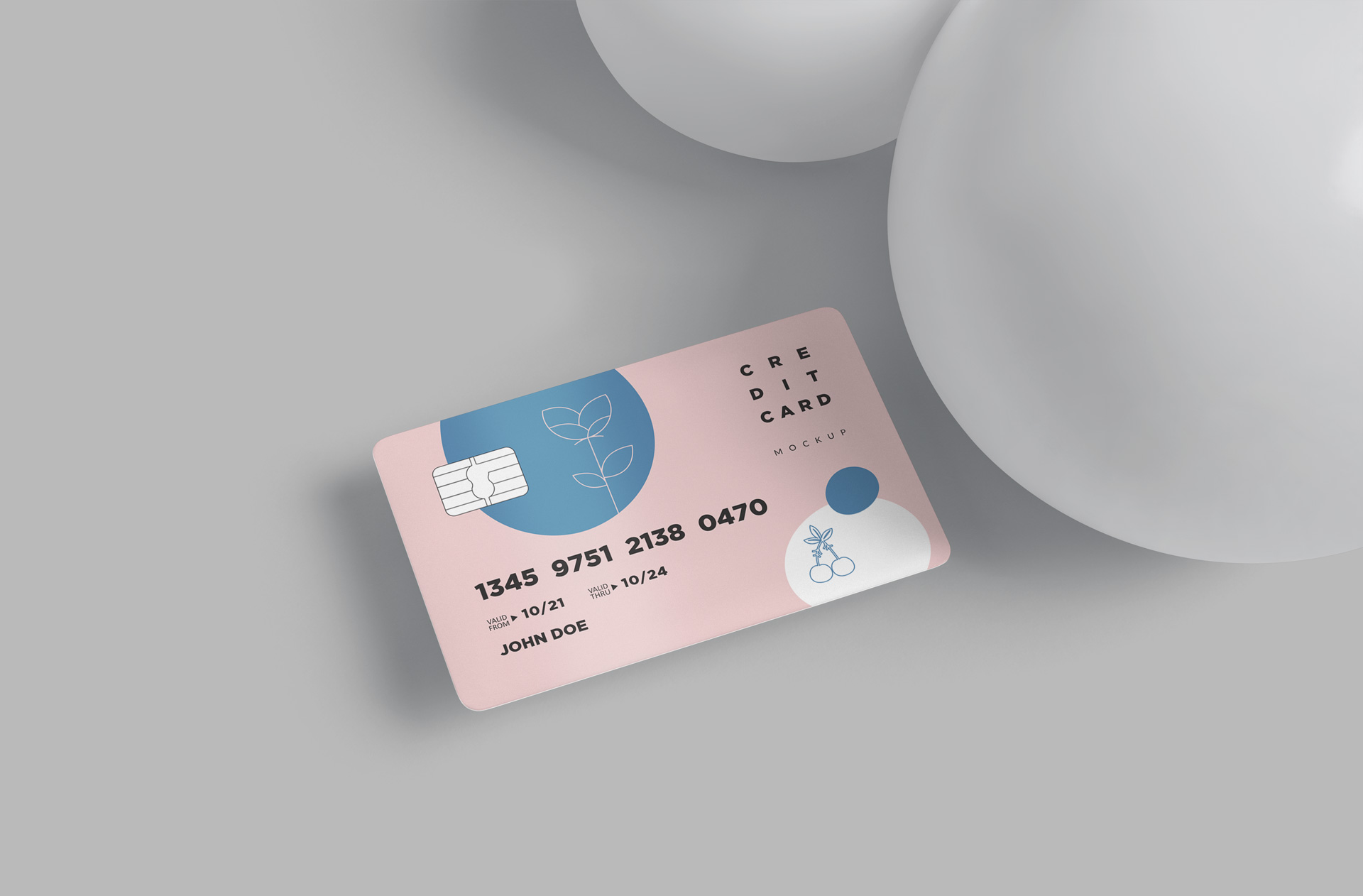 Realistic Debit Card Mockup – High-Quality Design