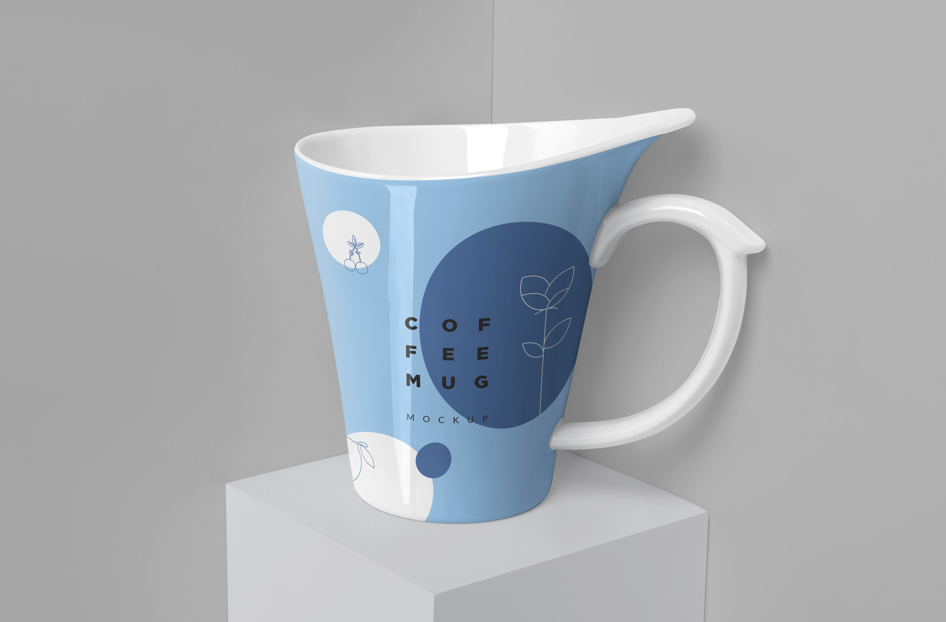 Realistic Coffee Mug Mockup – High-Quality PSD