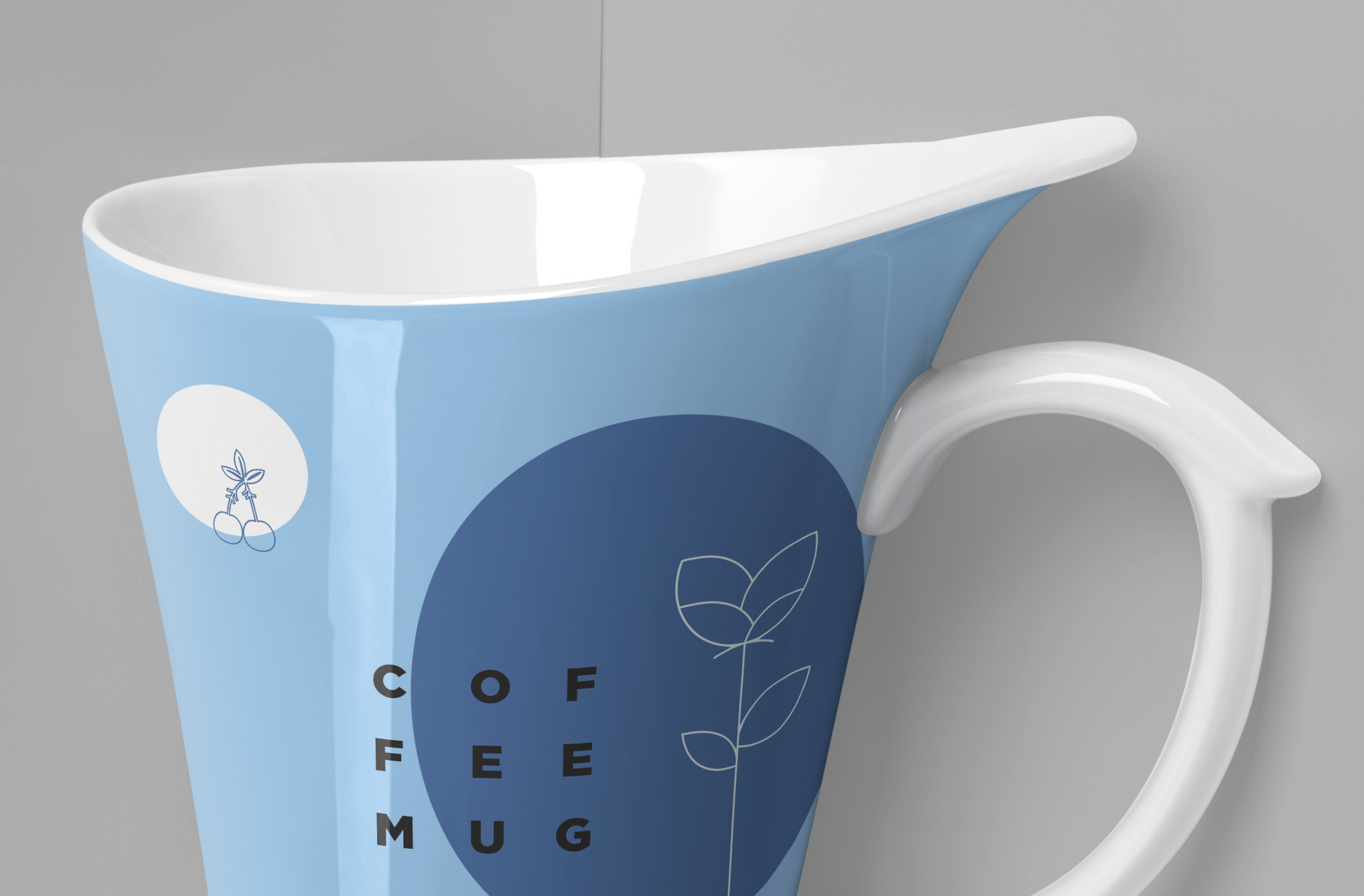 ceramic cup PSD