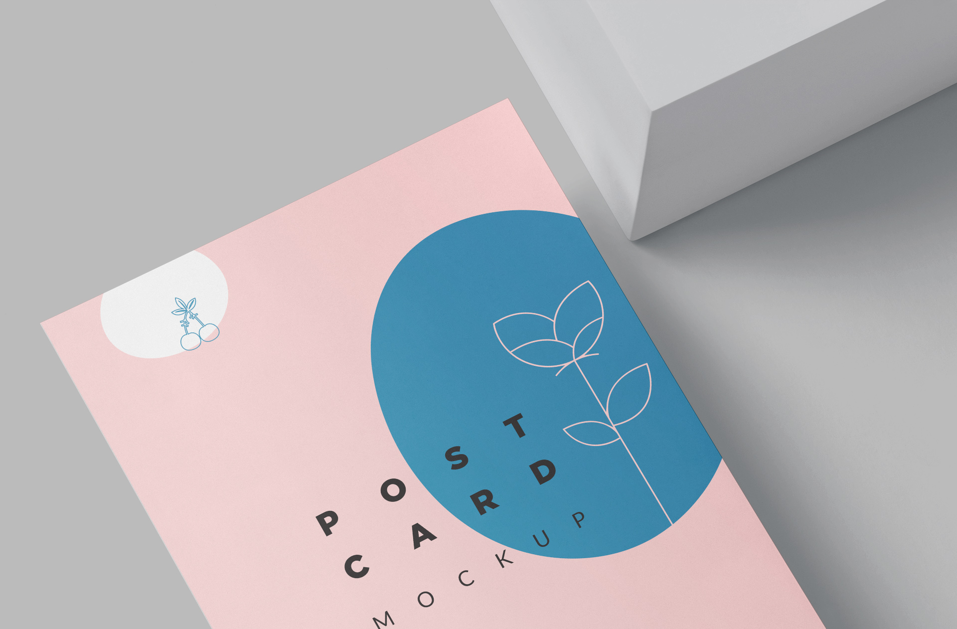 blank postcard template