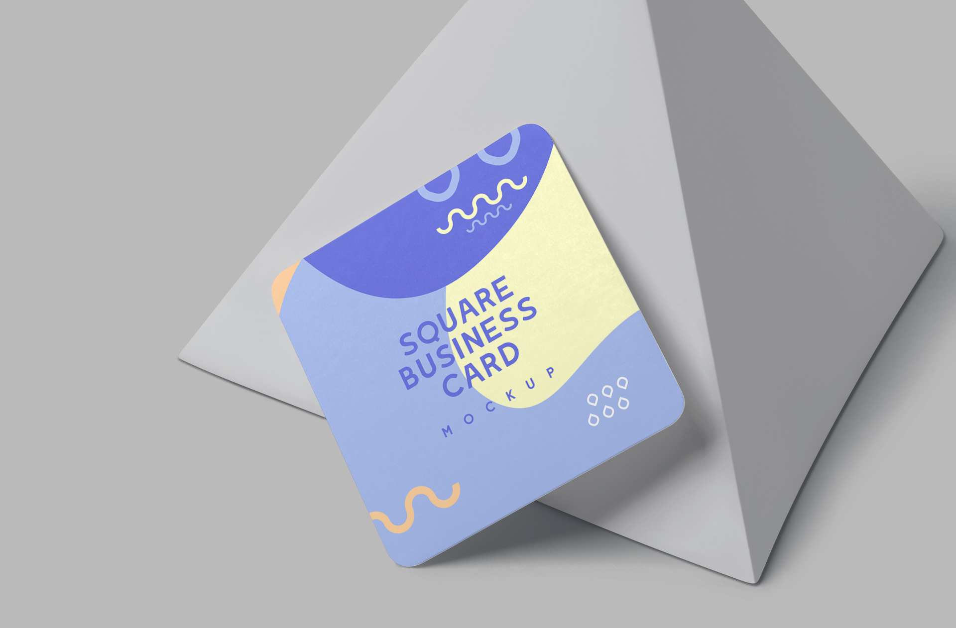 Stylish Square Business Card Mockup – Premium Branding