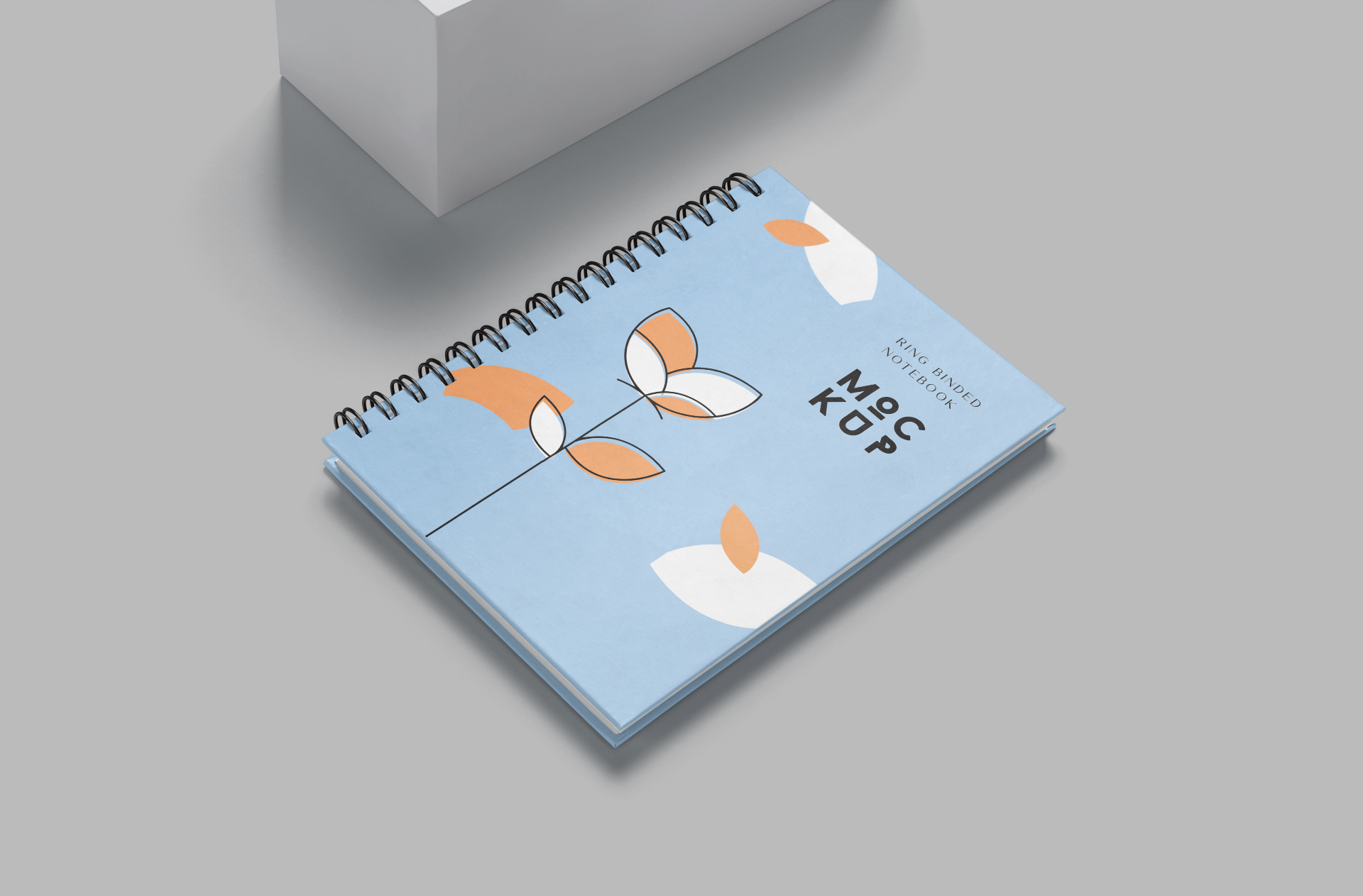 Ring Bound Notebook Mockup – High-Quality PSD