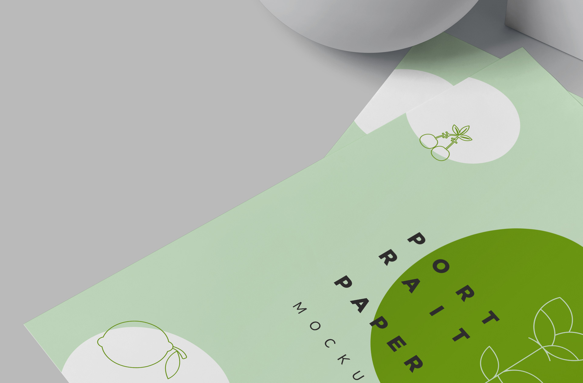 A4 letterhead mockup