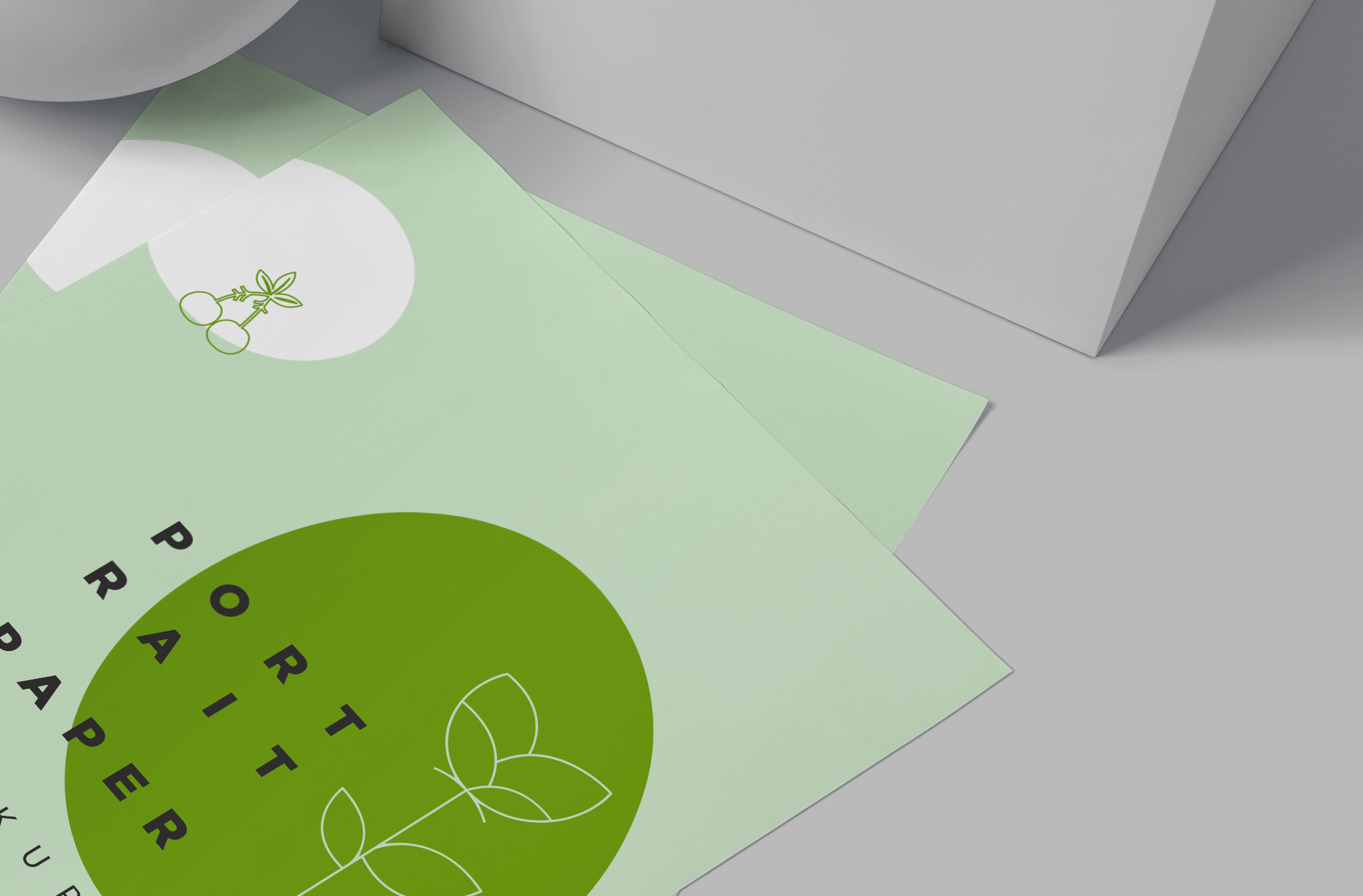 A4 letterhead mockup