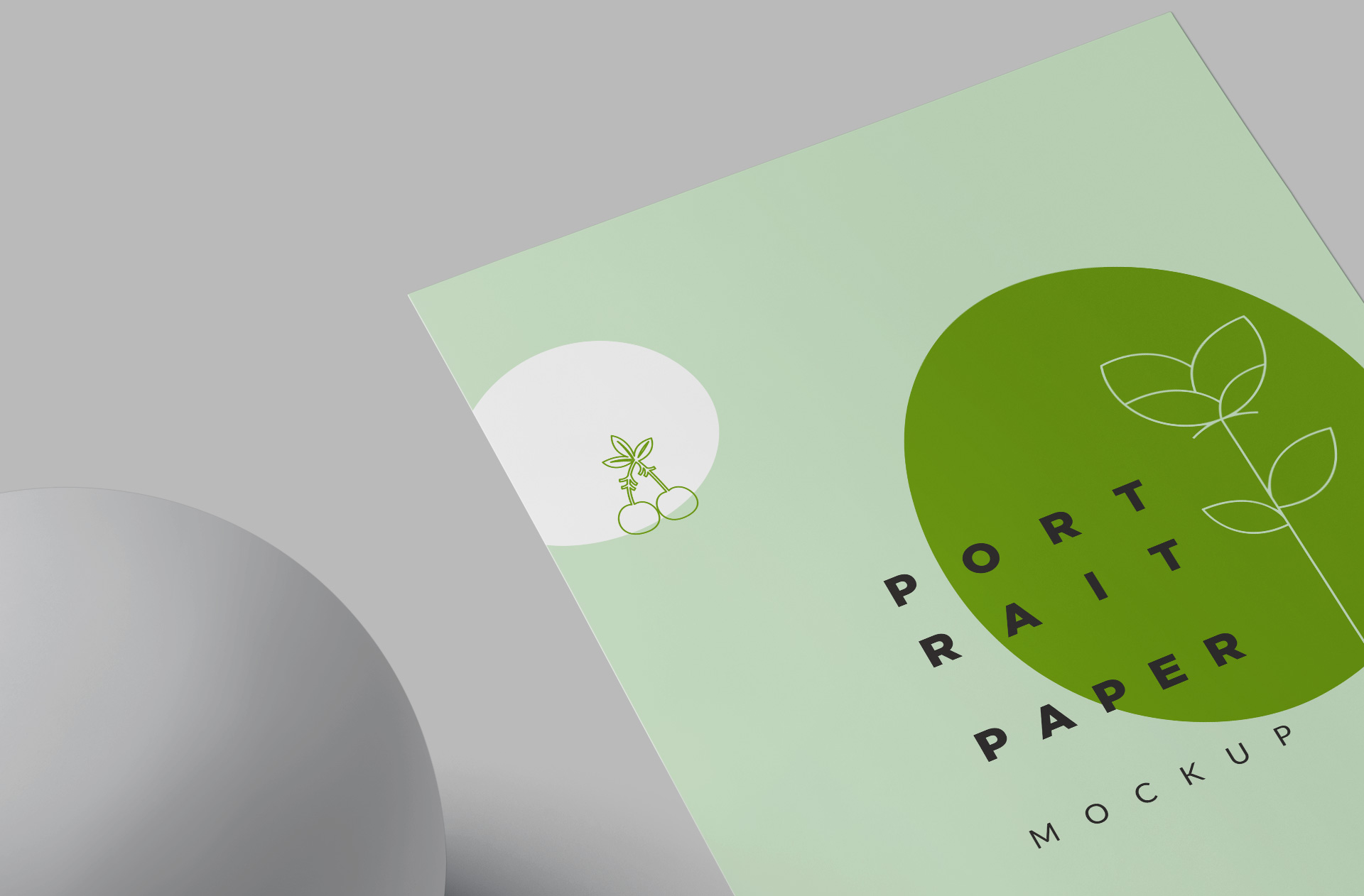 A4 document mockup