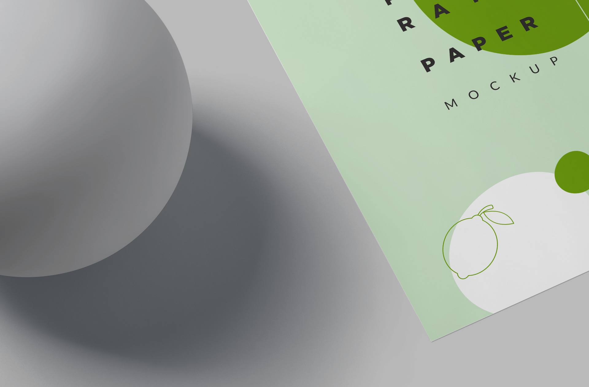 A4 document mockup