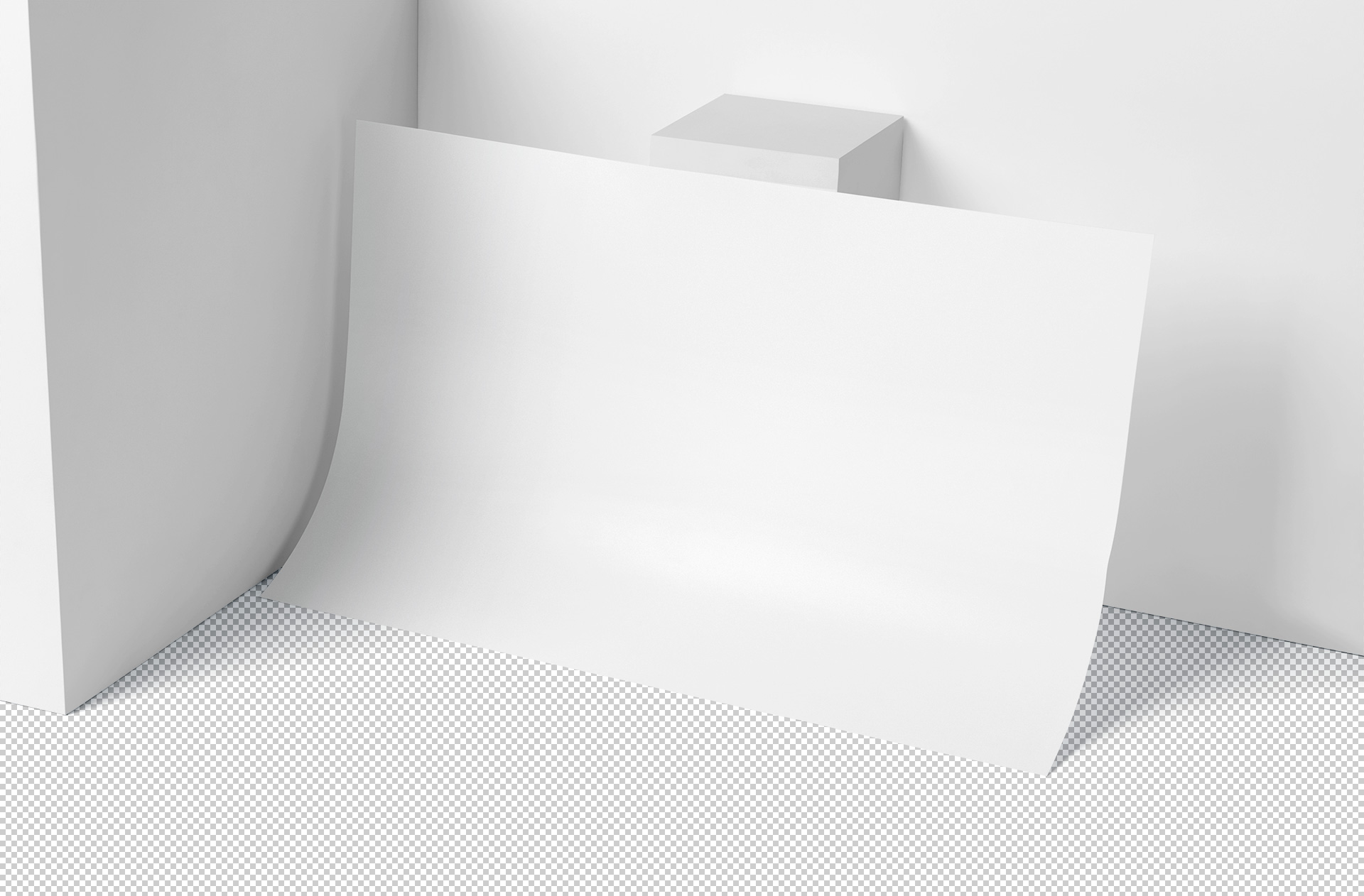 advertising material mockup