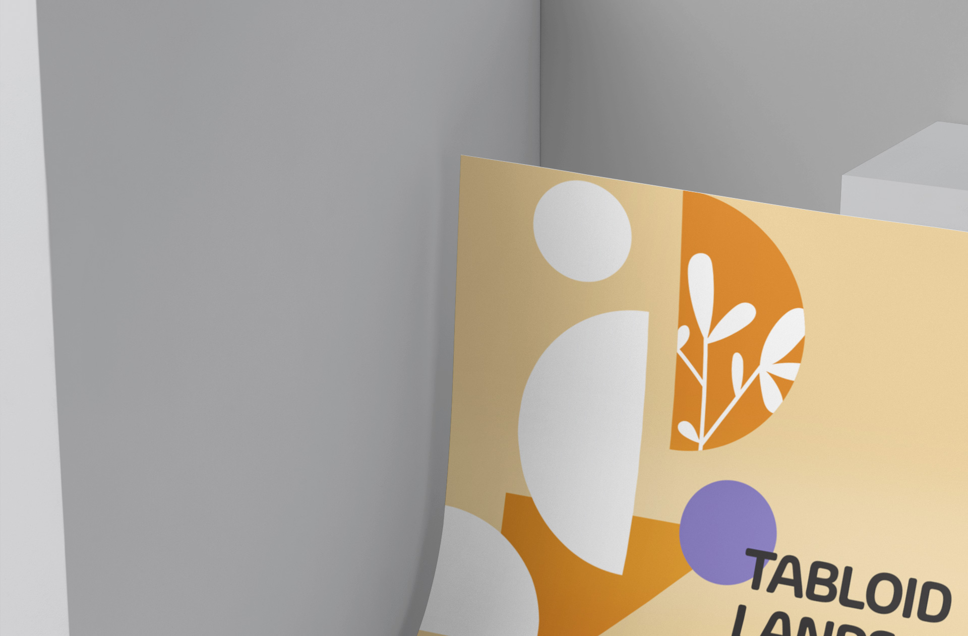 advertising material mockup