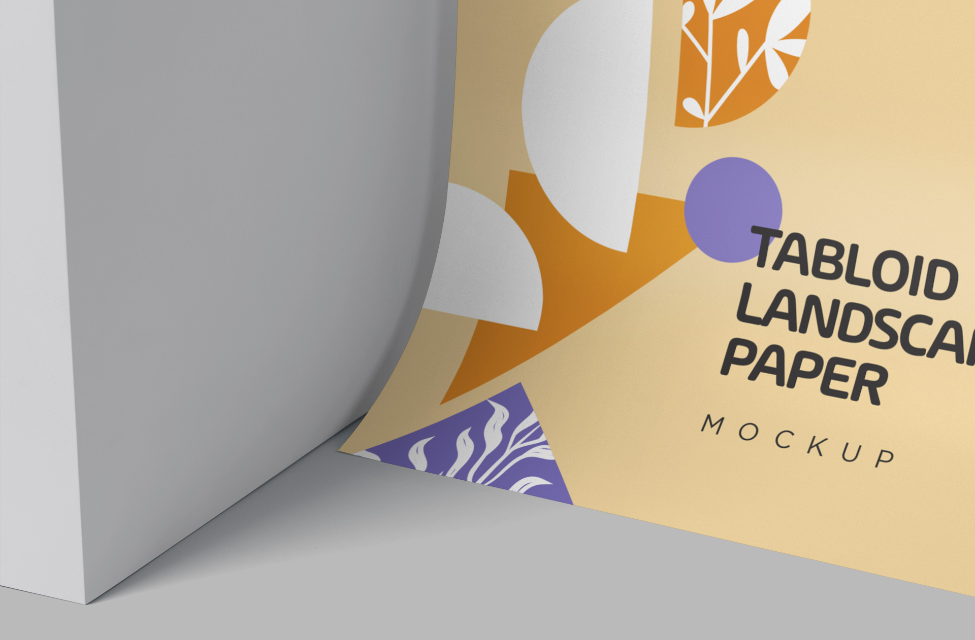 advertising material mockup
