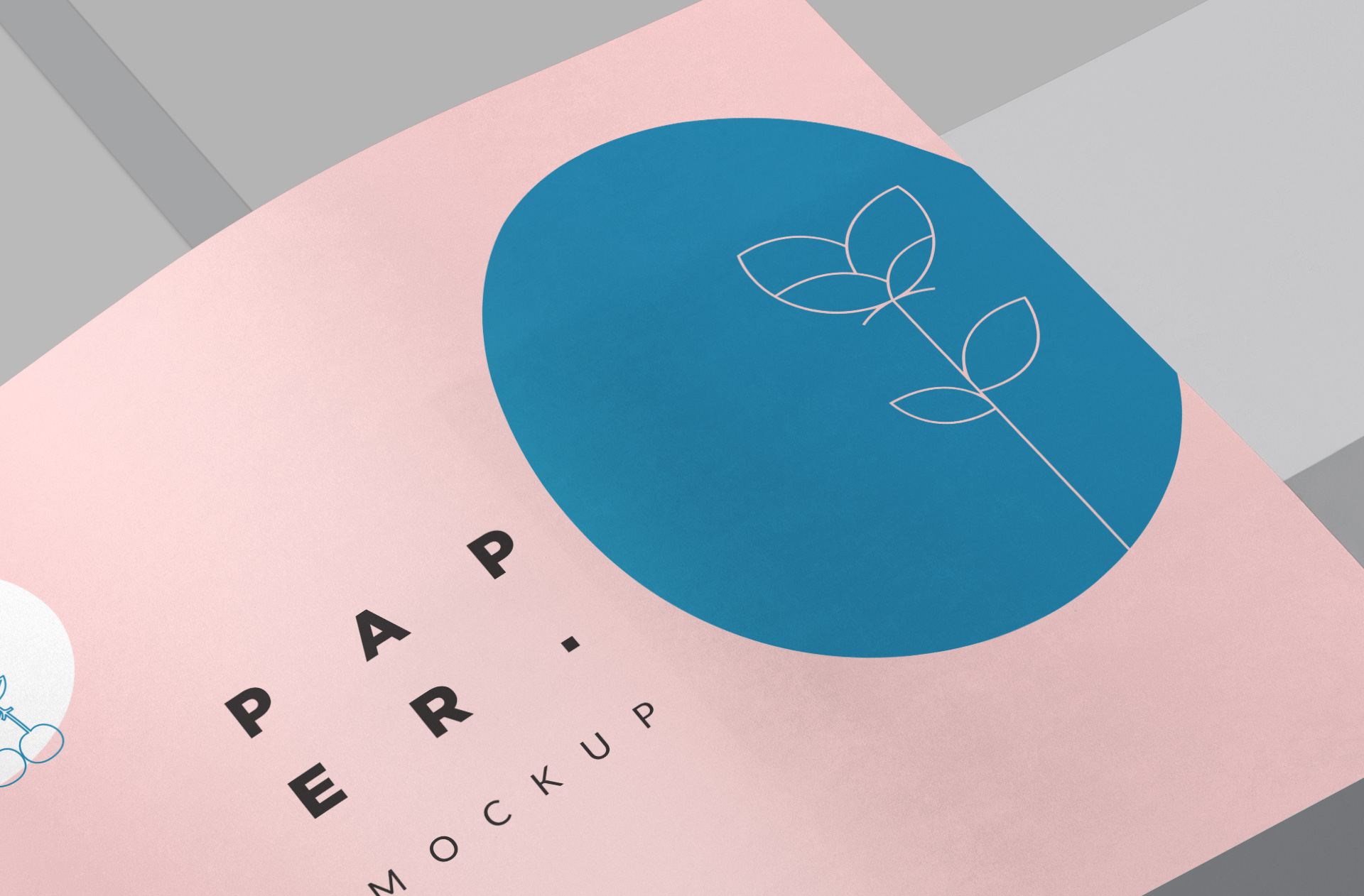 A4 document mockup