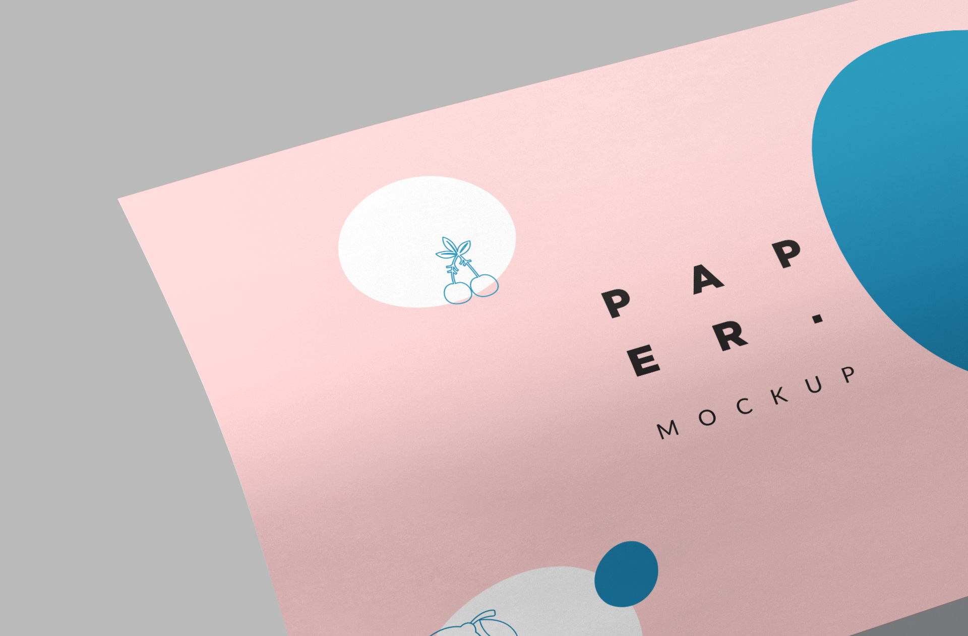 a4 sheet mockup