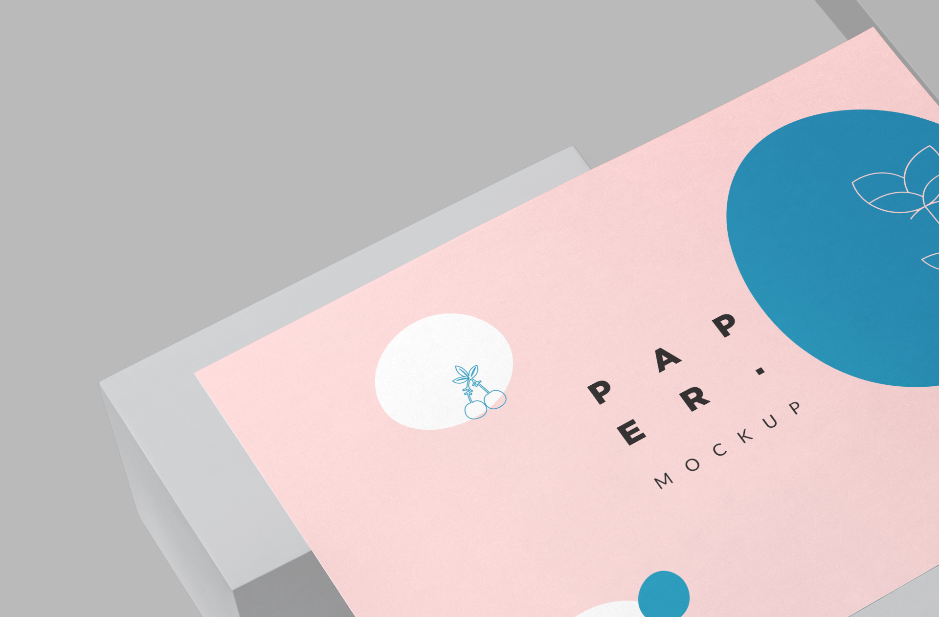 A4 document mockup