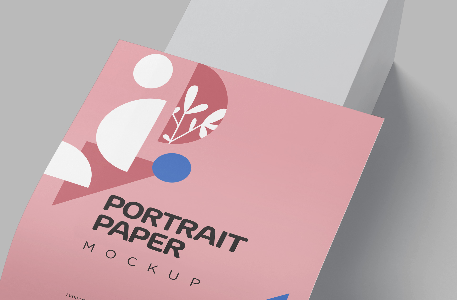 A4 paper mockup