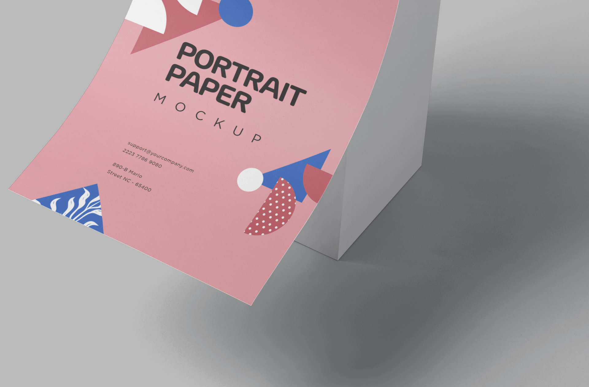 A4 letterhead mockup