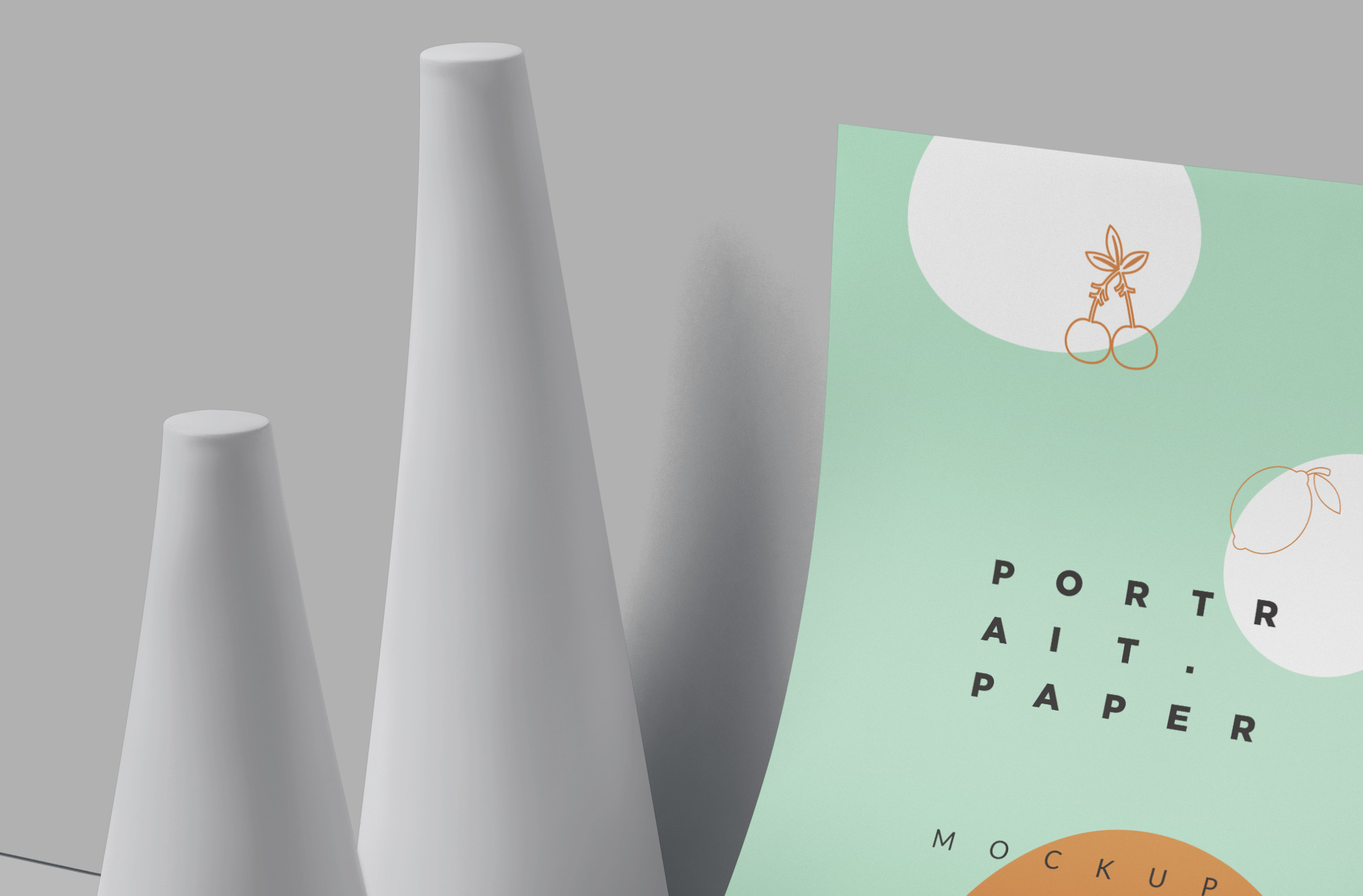 A4 paper mockup