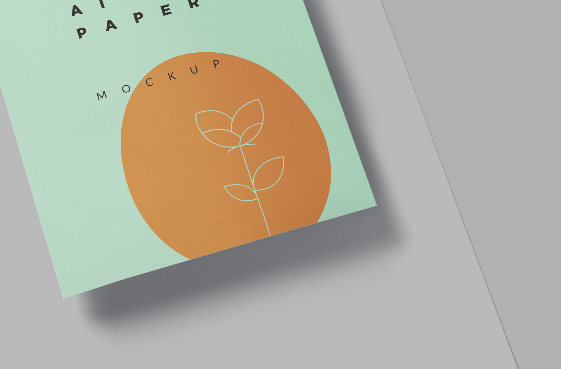 A4 letterhead mockup
