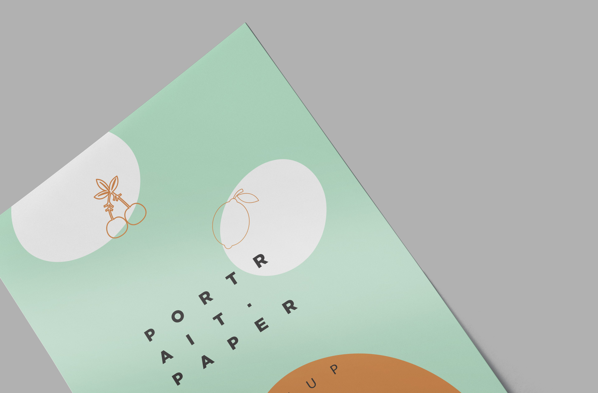A4 flyer mockup