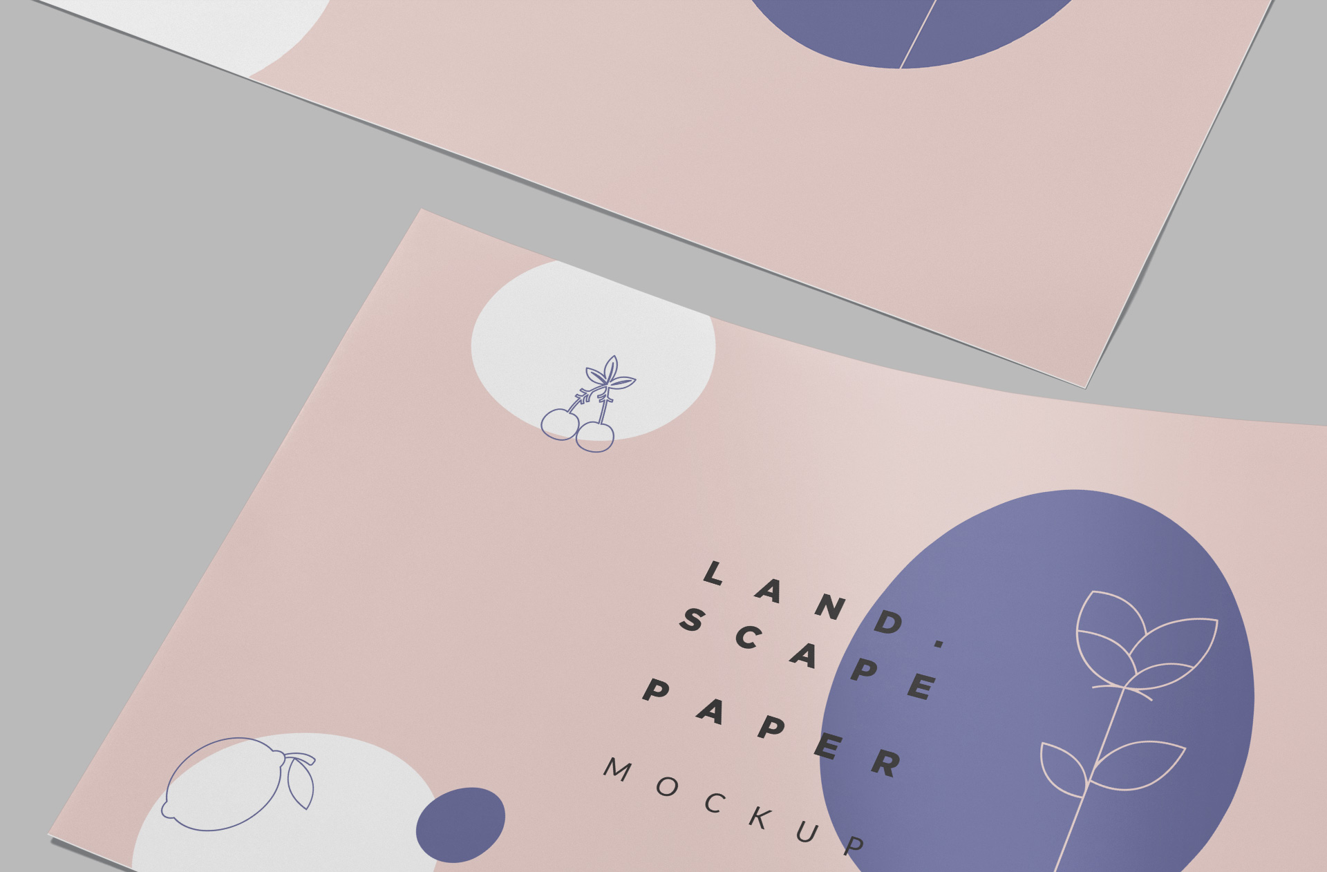 A4 paper mockup