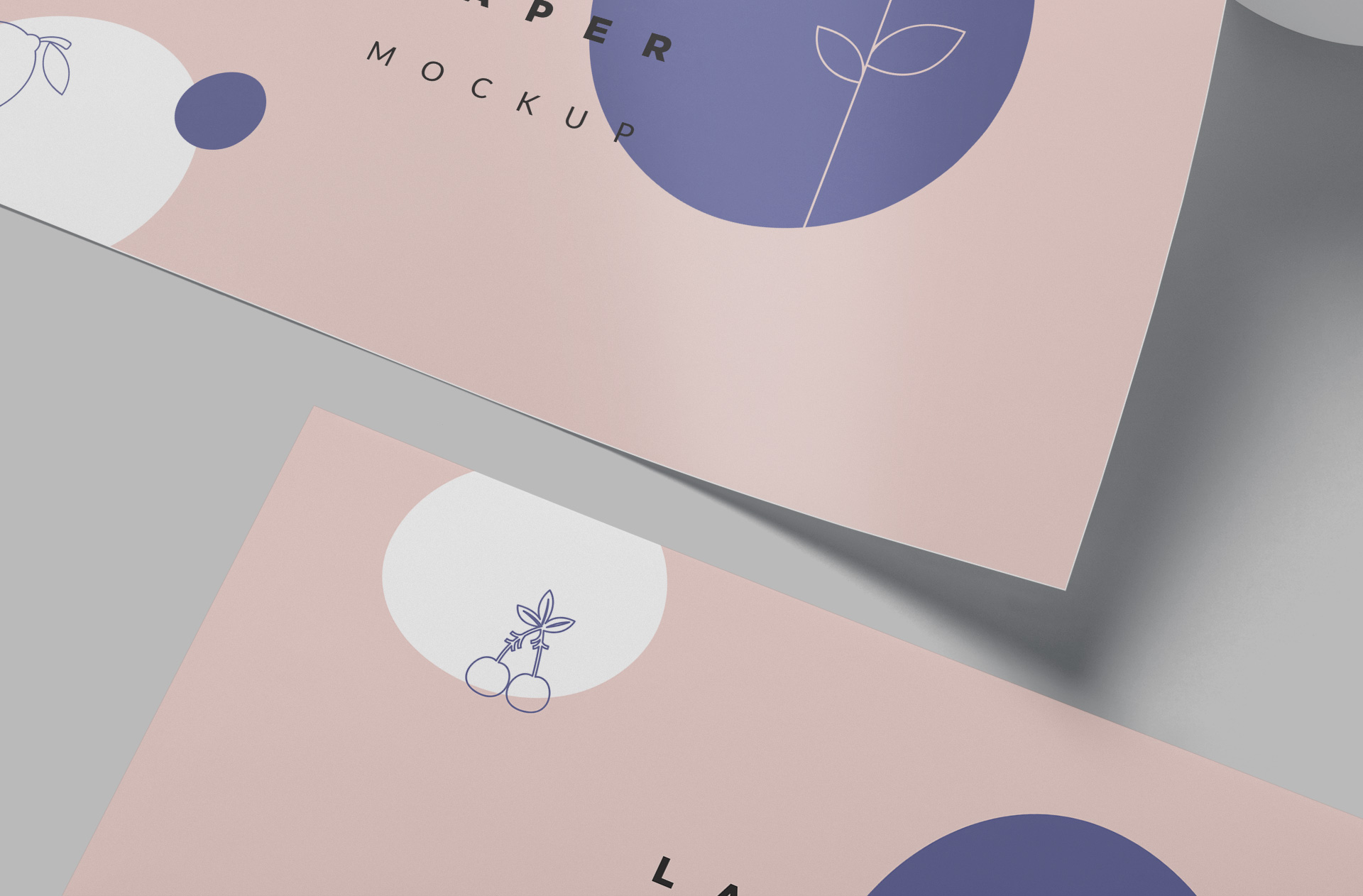 A4 paper mockup