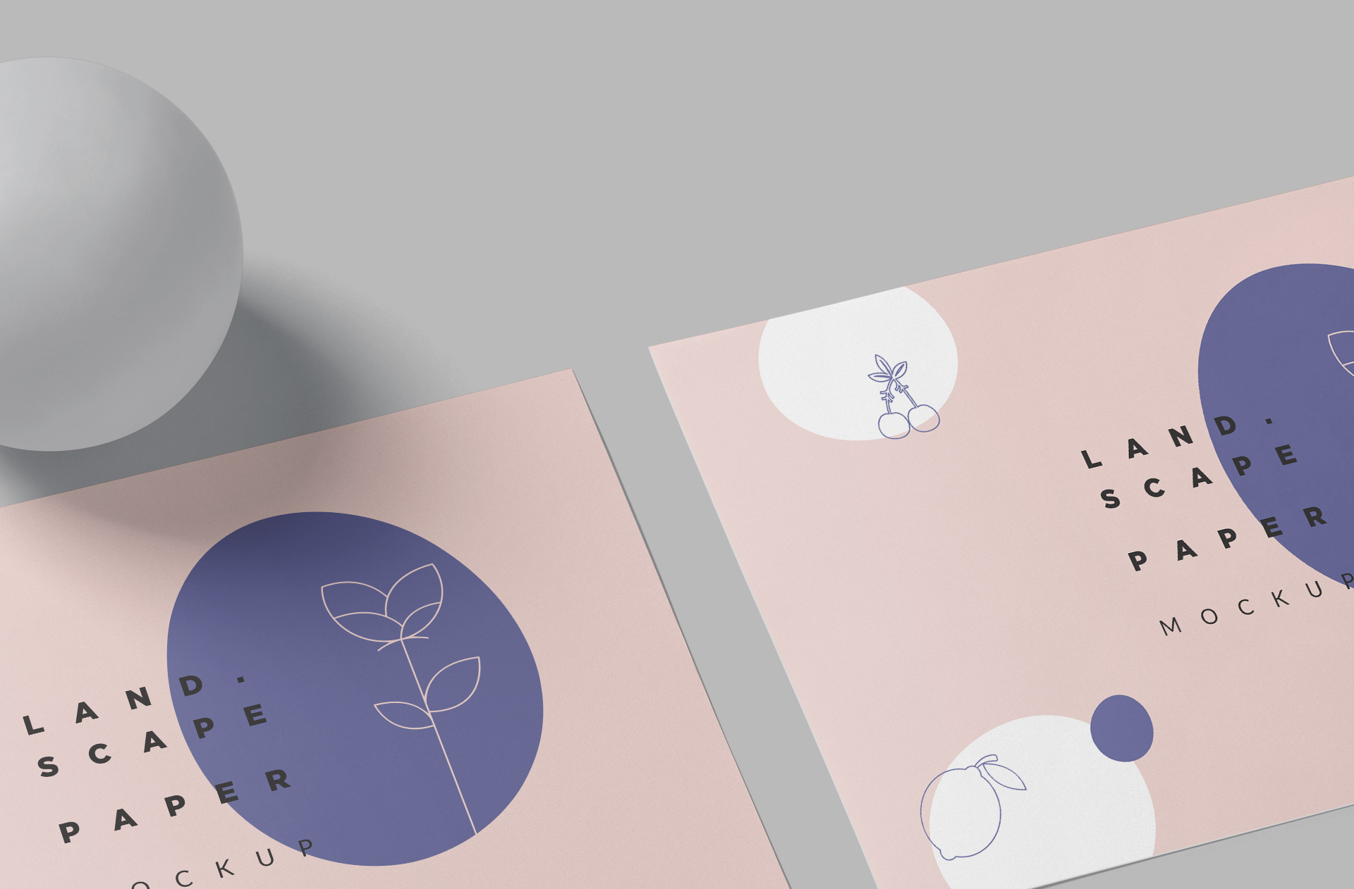 A4 flyer mockup
