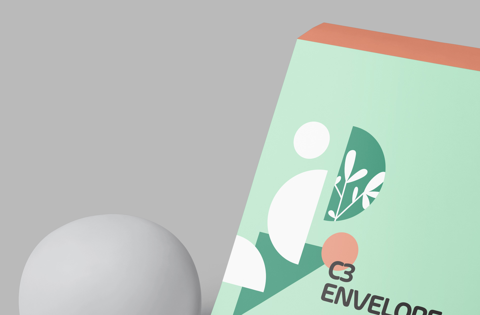 a4 envelope mockup