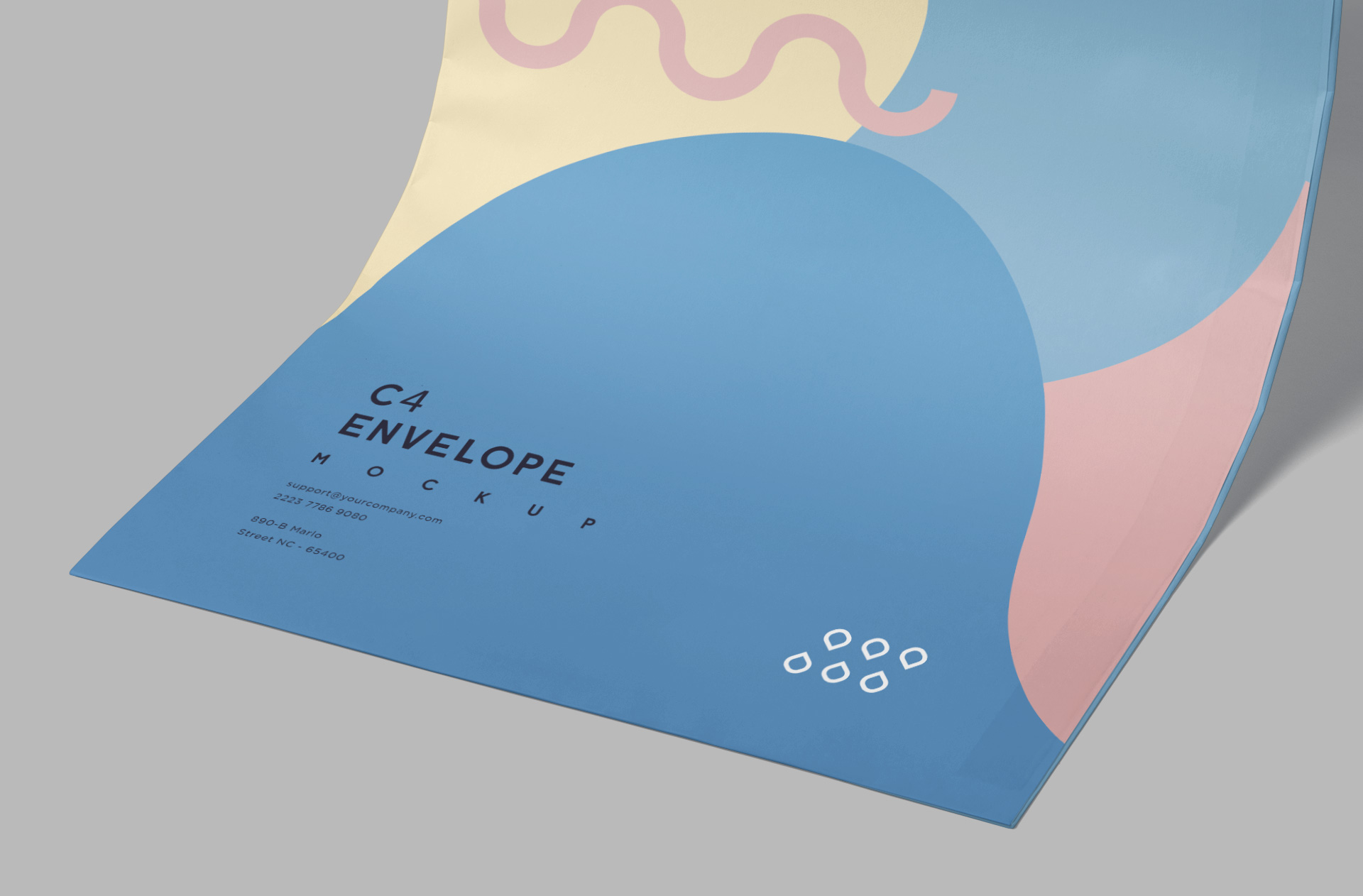 a4 envelope branding