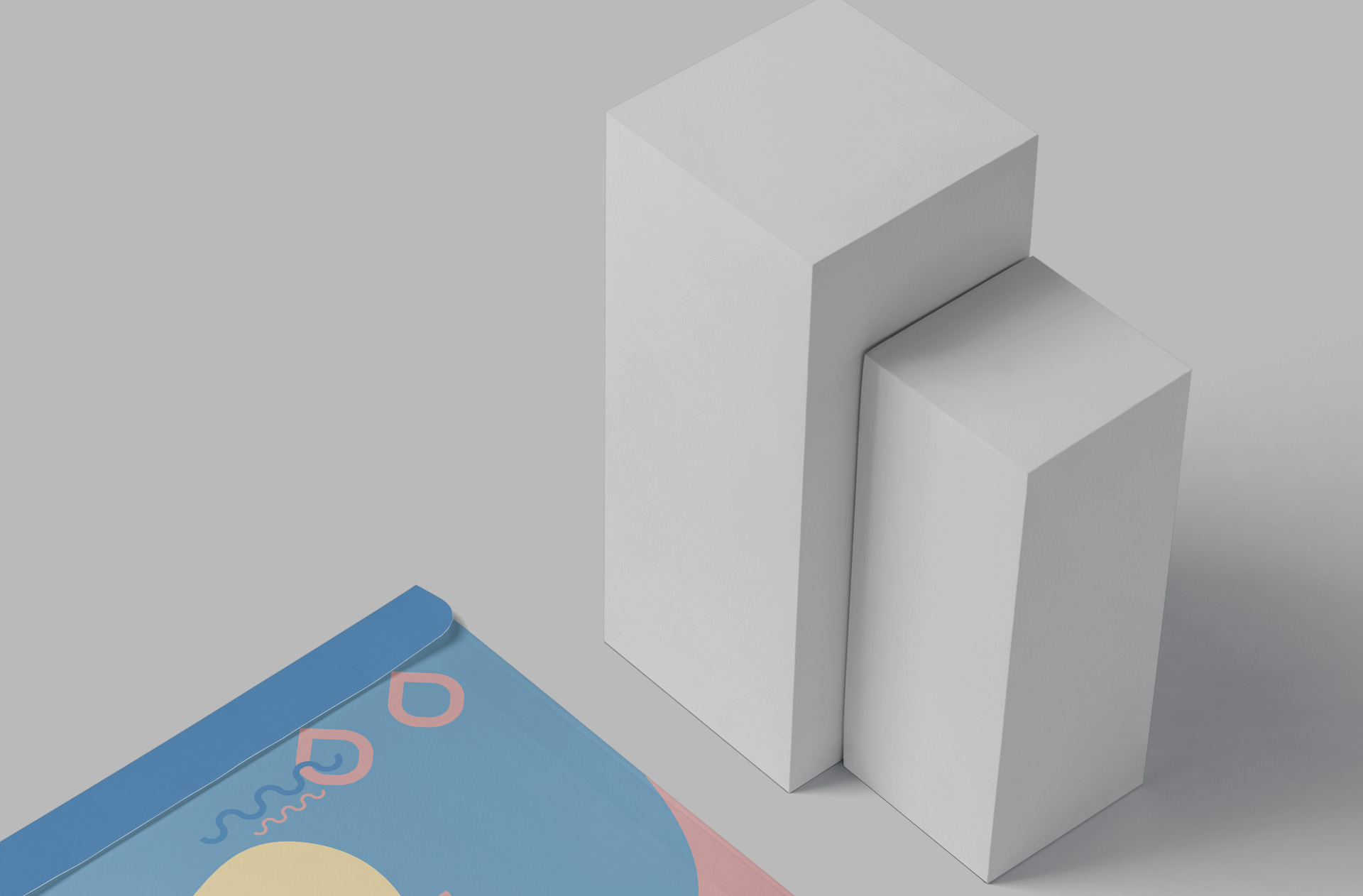 C4 mailing envelope mockup