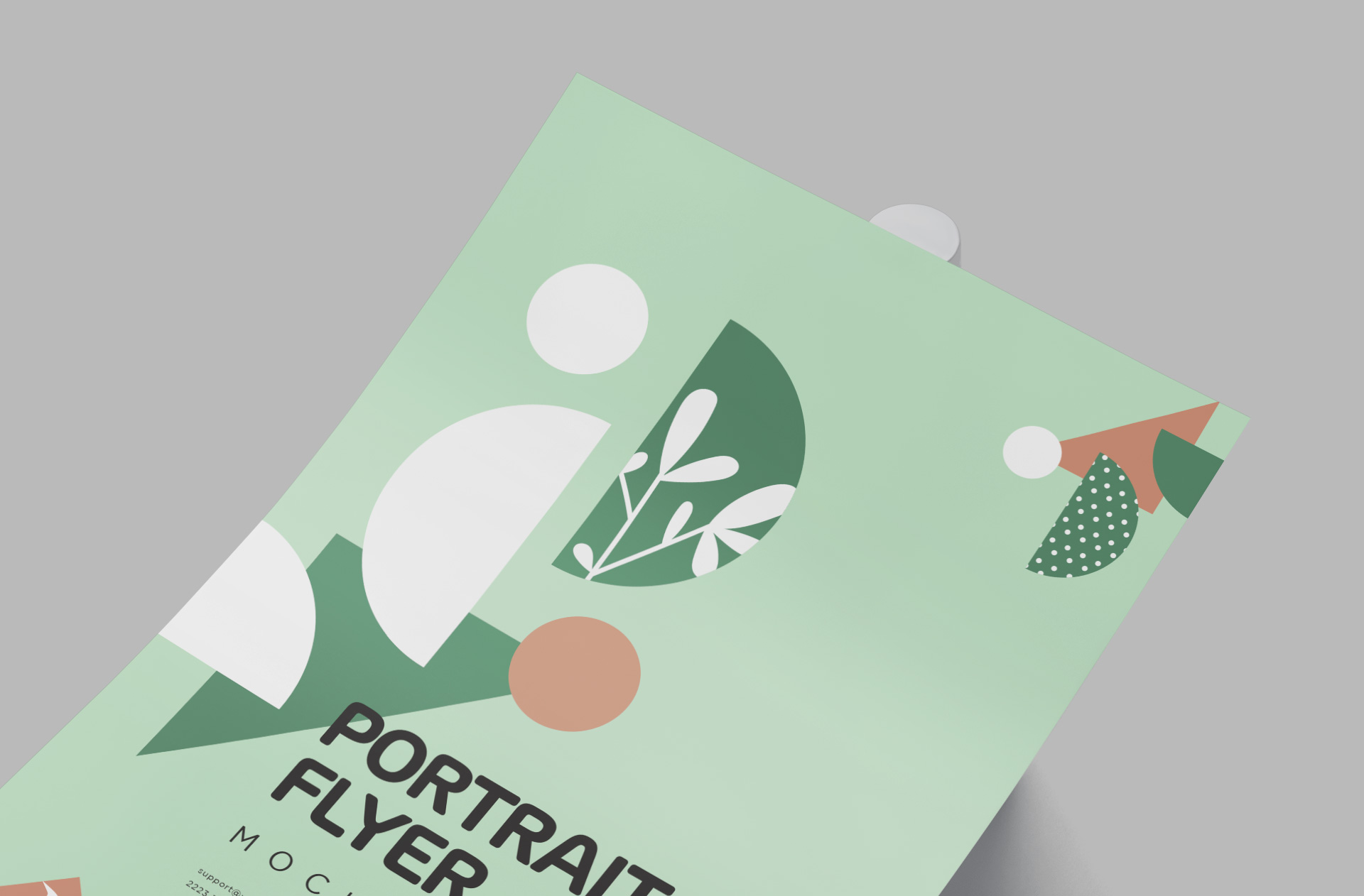 A4 flyer mockup