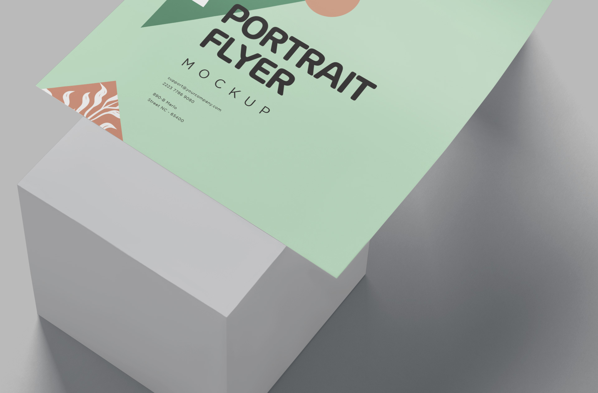 A4 flyer mockup