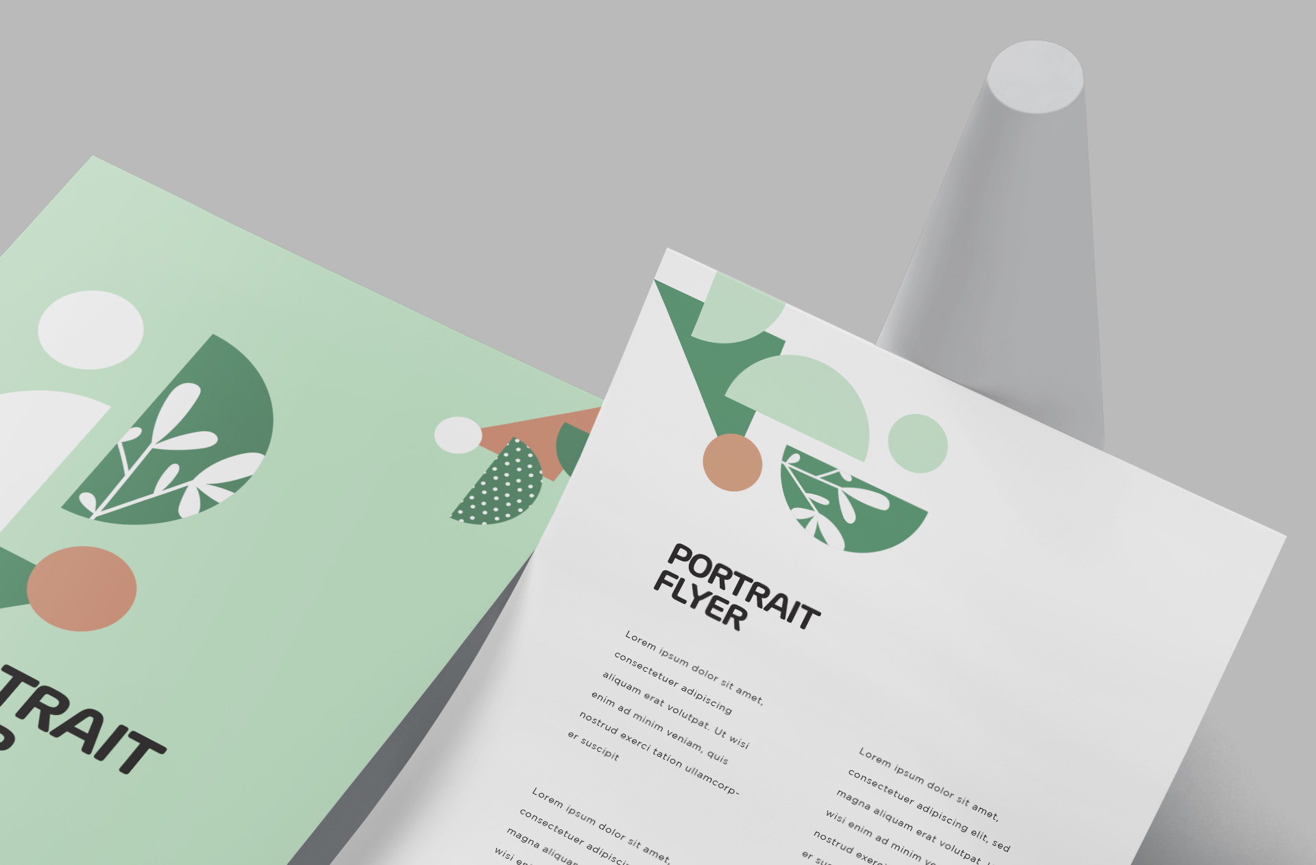 A4 flyer mockup