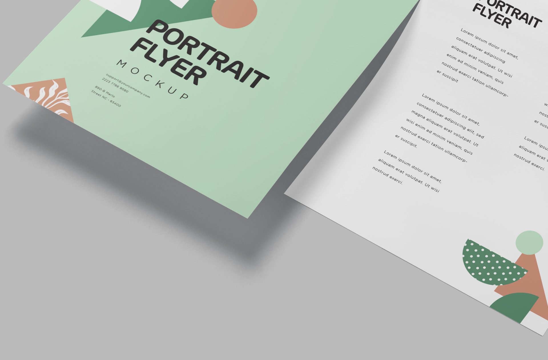 A4 flyer mockup