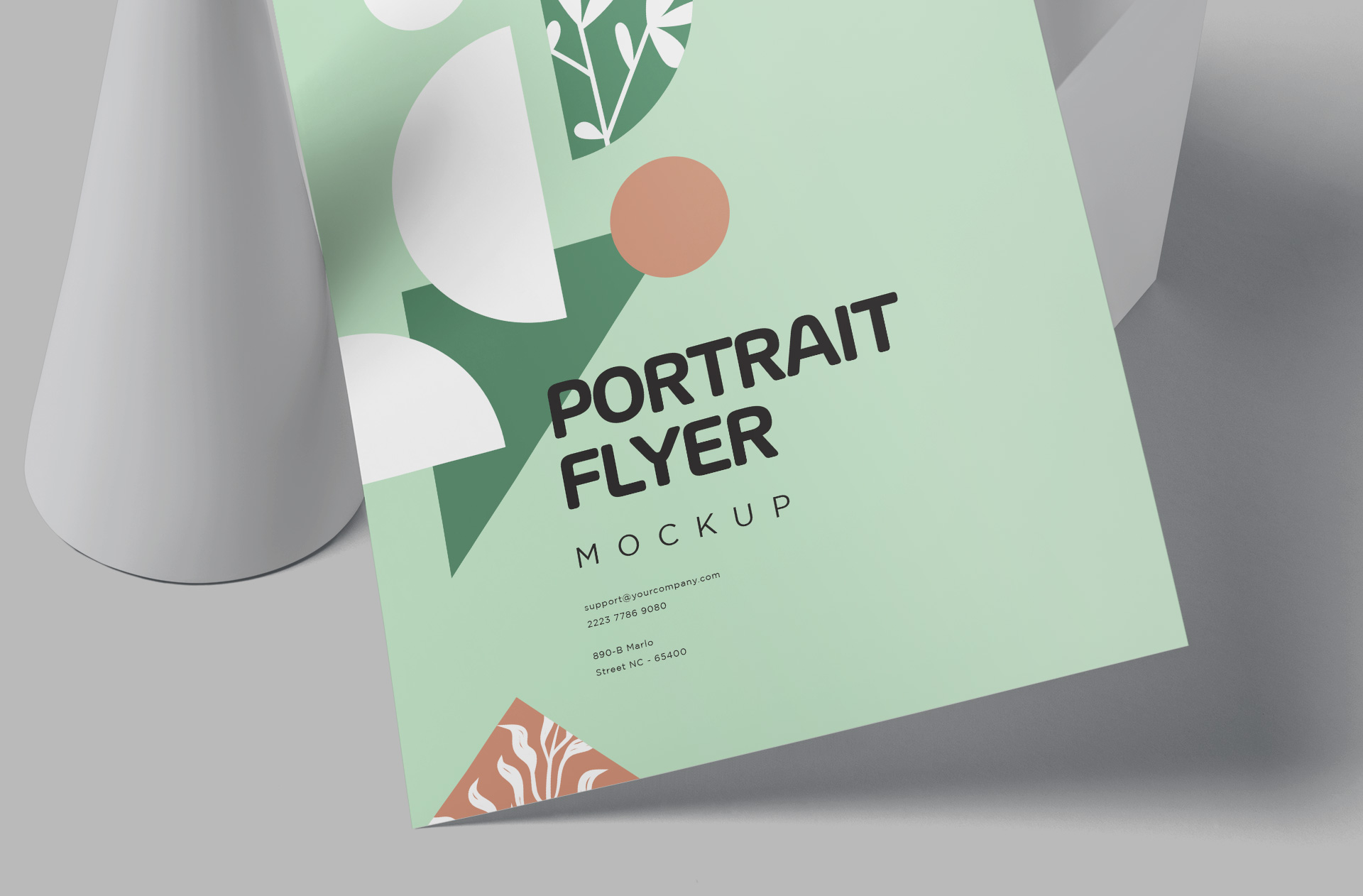 A4 flyer PSD