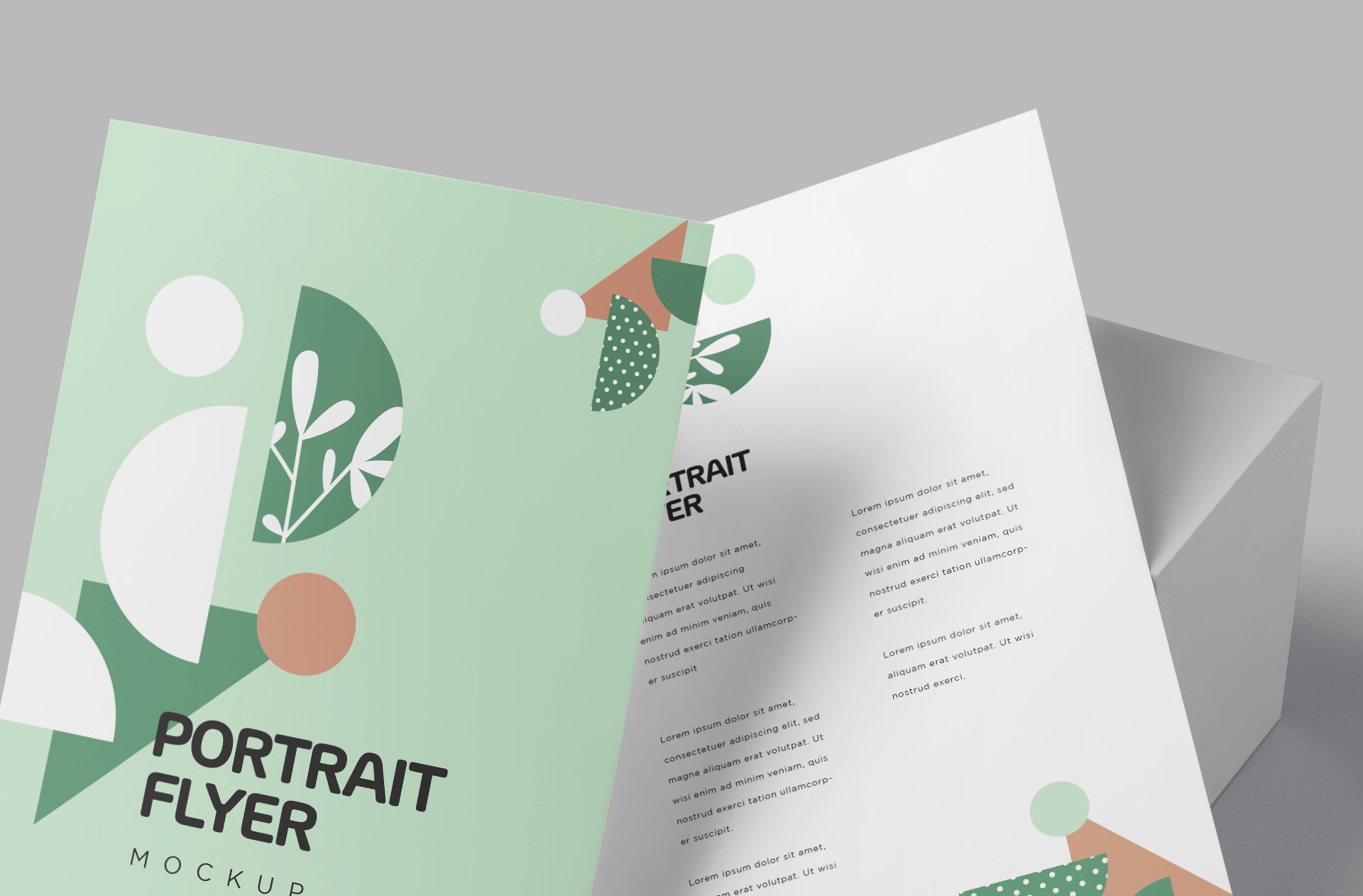 A5 flyer mockup